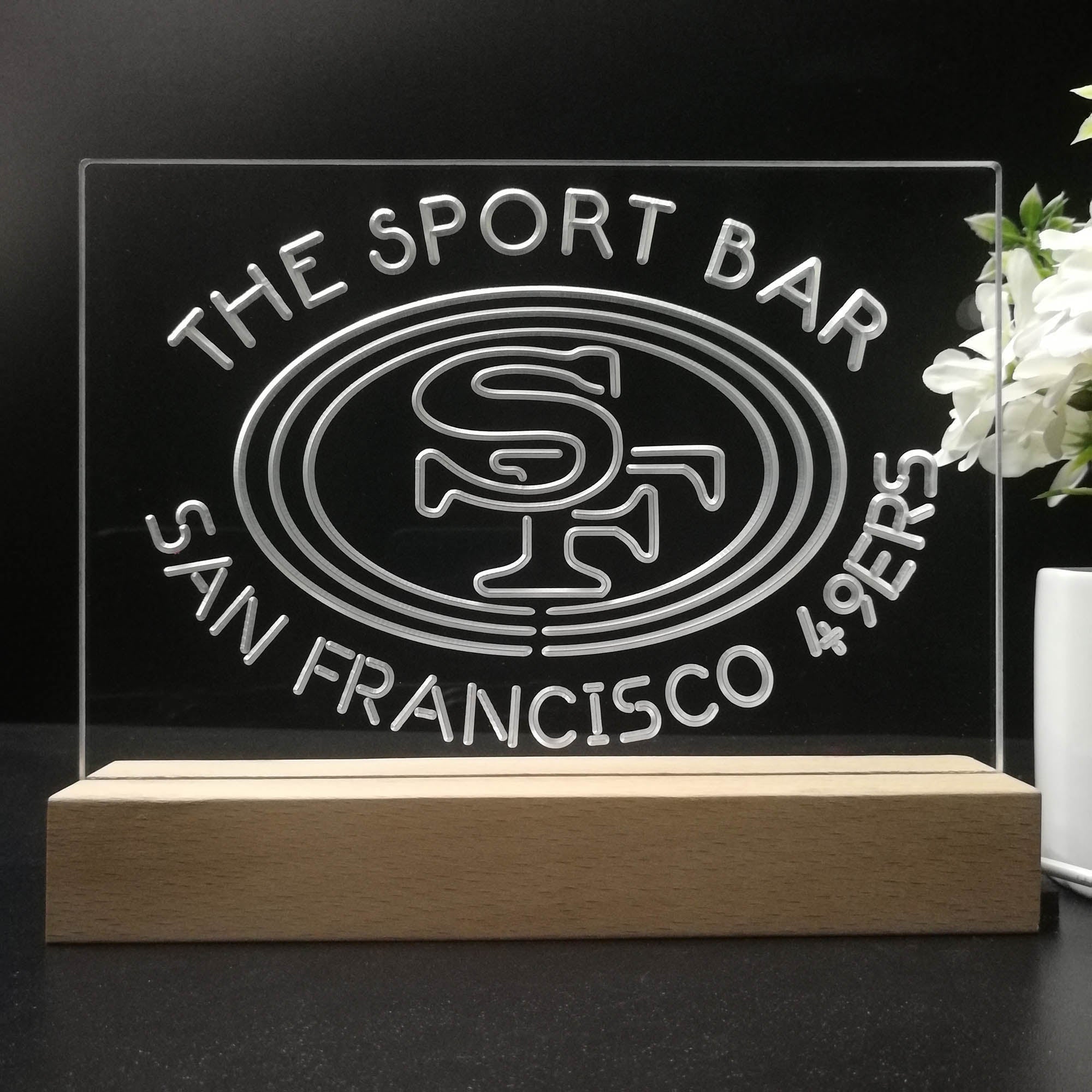 Personalized San Francisco 49ers Souvenir Neon LED Night Light Sign