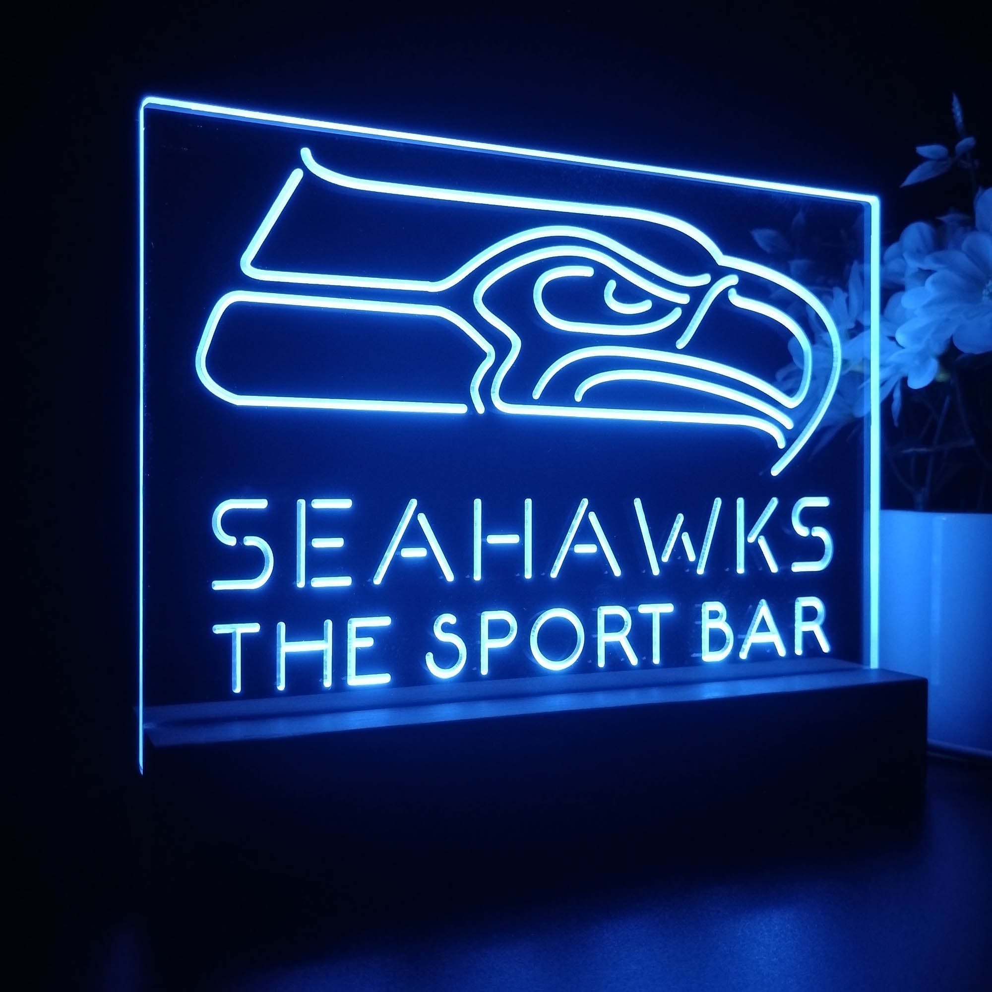 Personalized Seattle Seahawks Souvenir Neon LED Night Light Sign