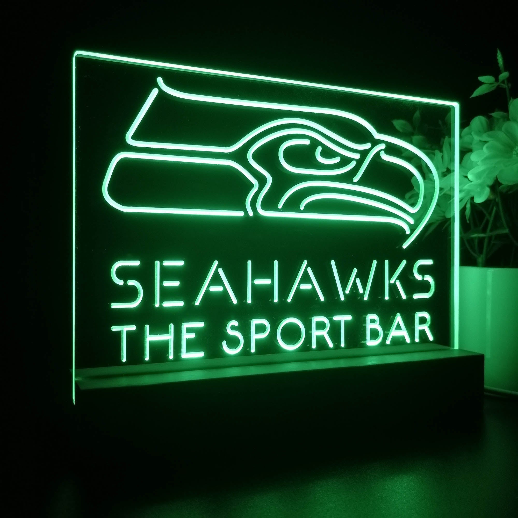 Personalized Seattle Seahawks Souvenir Neon LED Night Light Sign