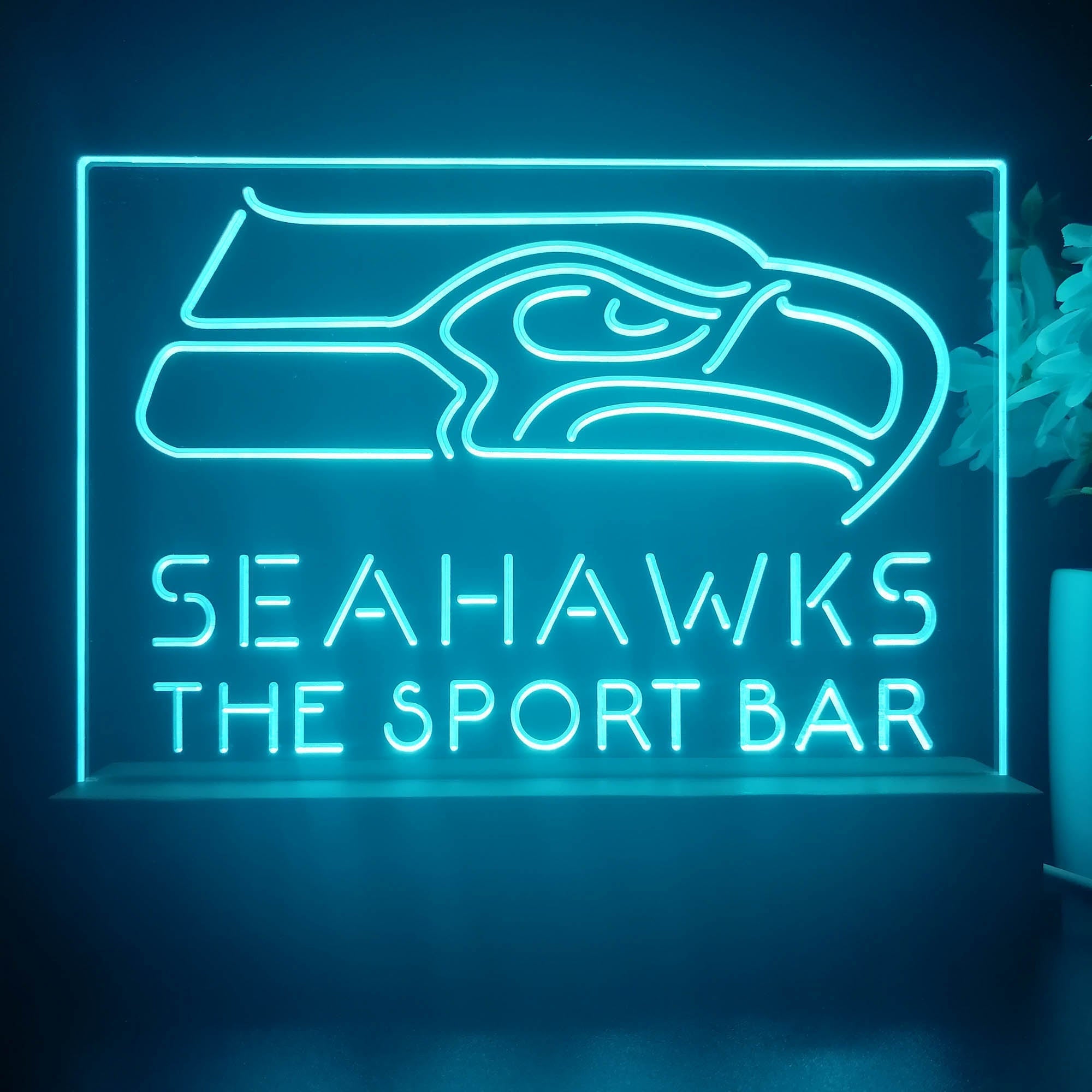 Personalized Seattle Seahawks Souvenir Neon LED Night Light Sign