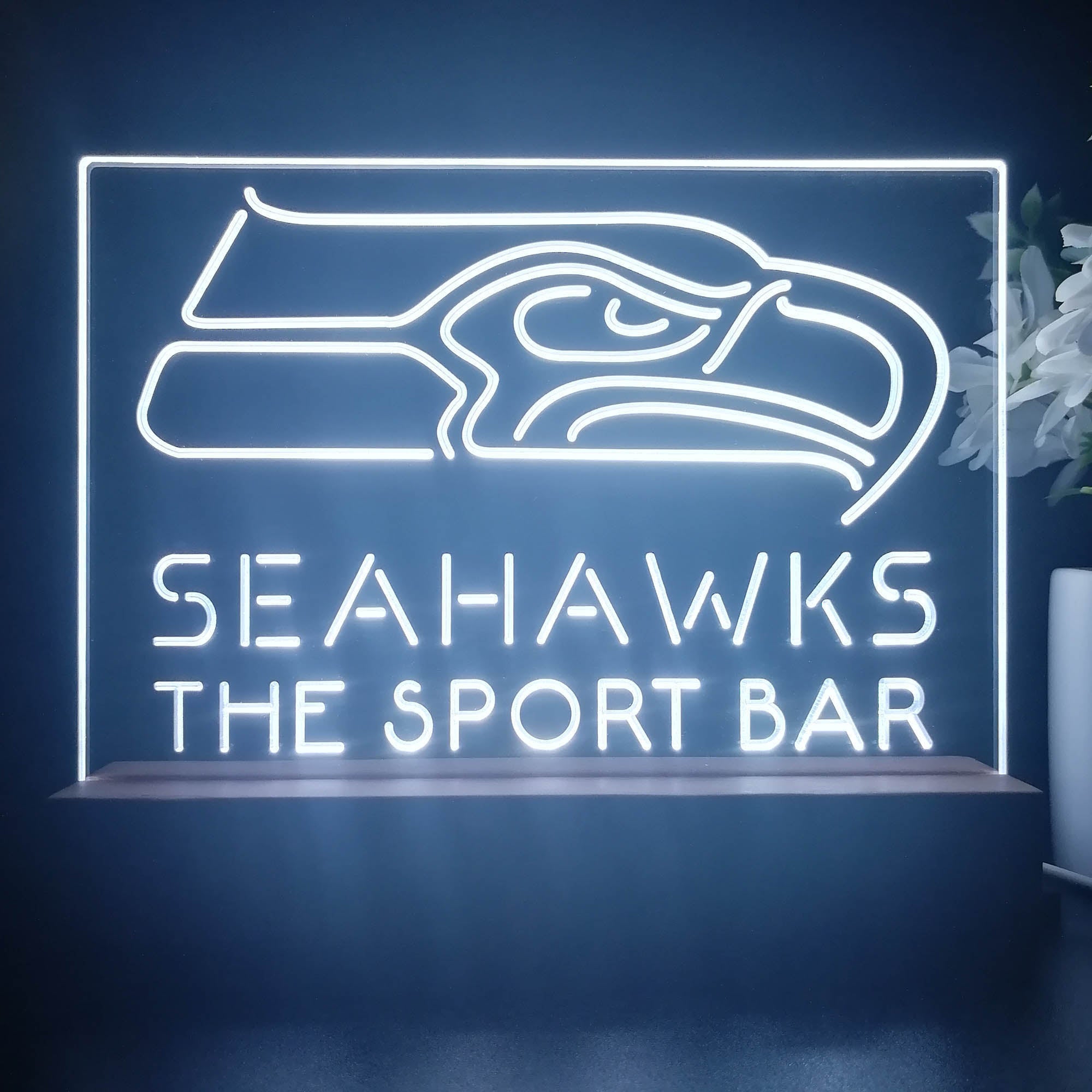 Personalized Seattle Seahawks Souvenir Neon LED Night Light Sign