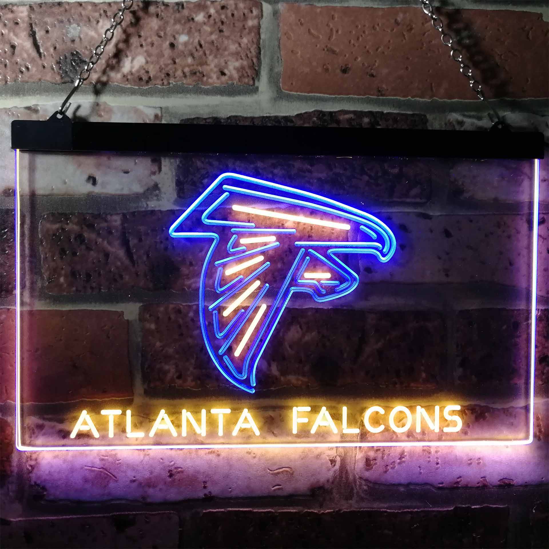 Atlanta Falcons Football Bar Dual Color LED Neon Sign ProLedSign