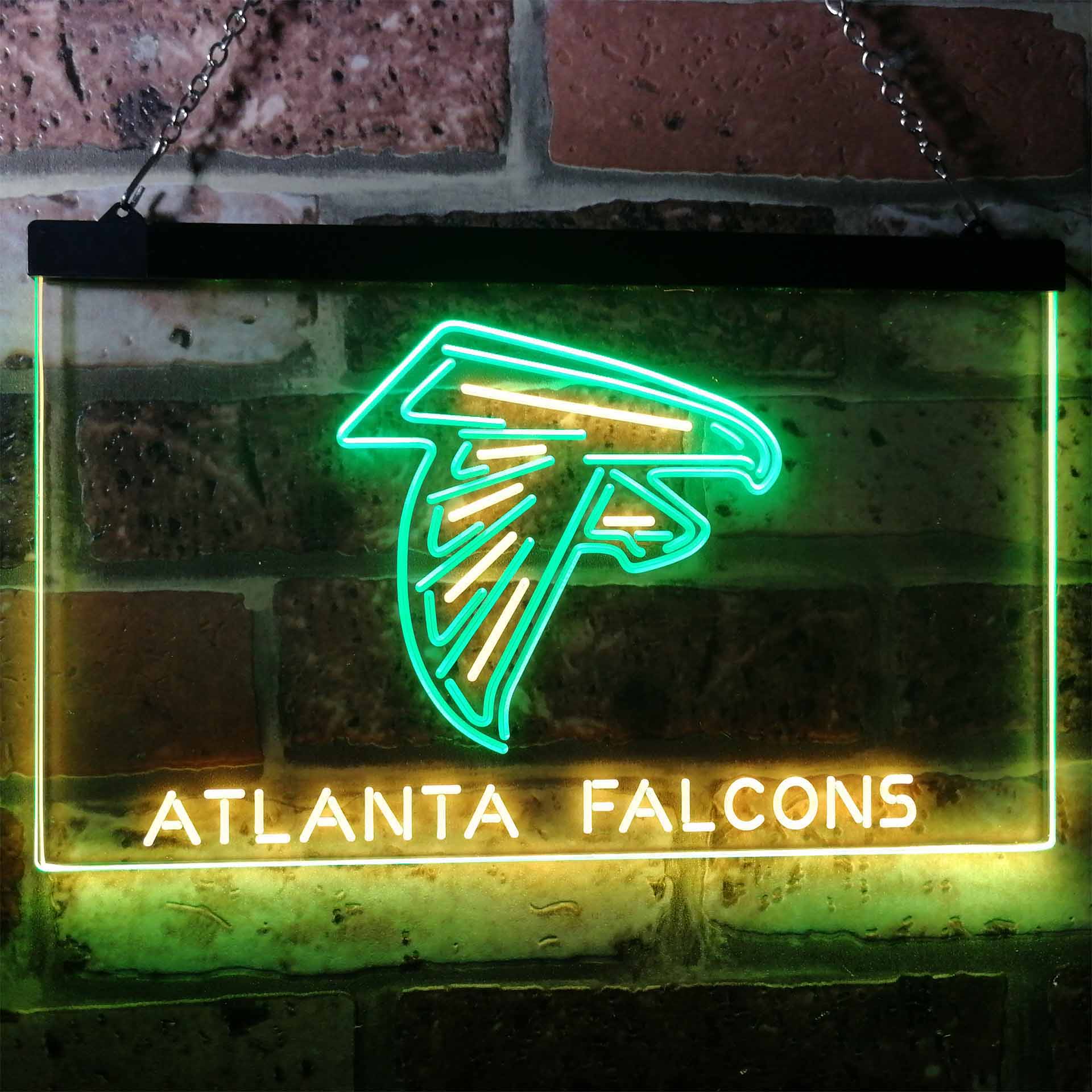 Atlanta Falcons Football Bar Dual Color LED Neon Sign ProLedSign