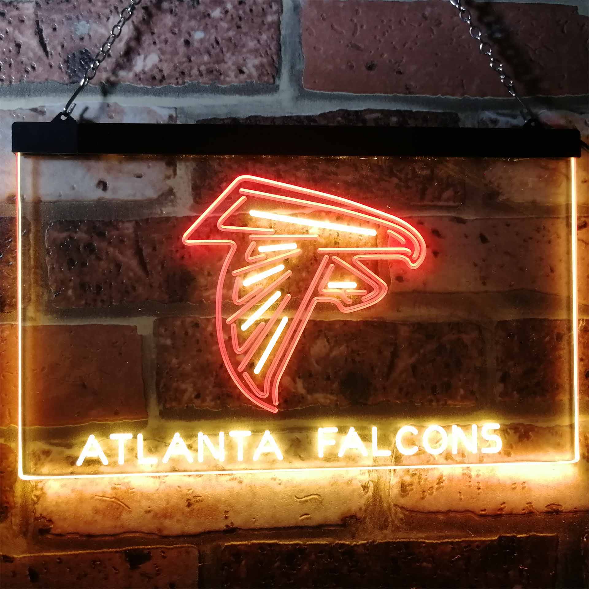 Atlanta Falcons Football Bar Dual Color LED Neon Sign ProLedSign