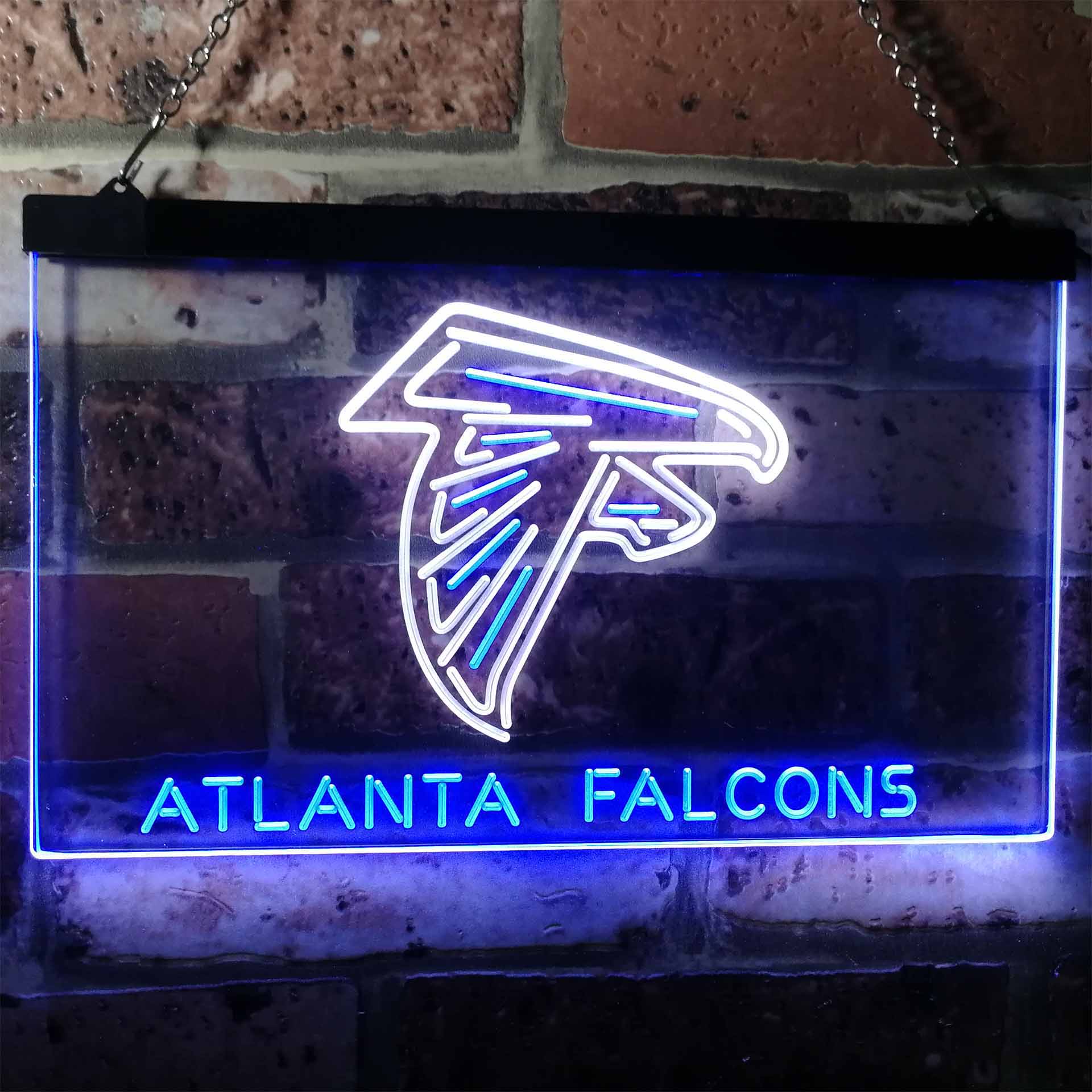 Atlanta Falcons Football Bar Dual Color LED Neon Sign ProLedSign