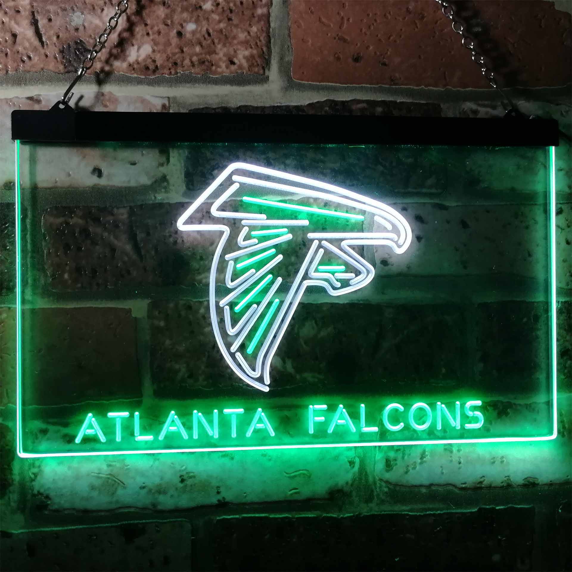 Atlanta Falcons Football Bar Dual Color LED Neon Sign ProLedSign