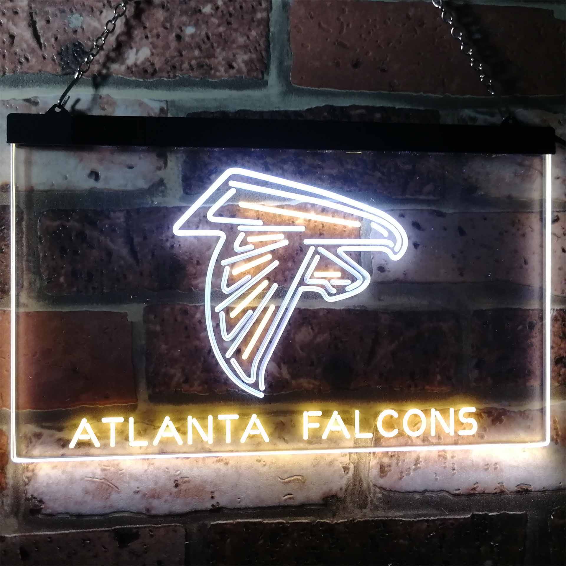 Atlanta Falcons Football Bar Dual Color LED Neon Sign ProLedSign