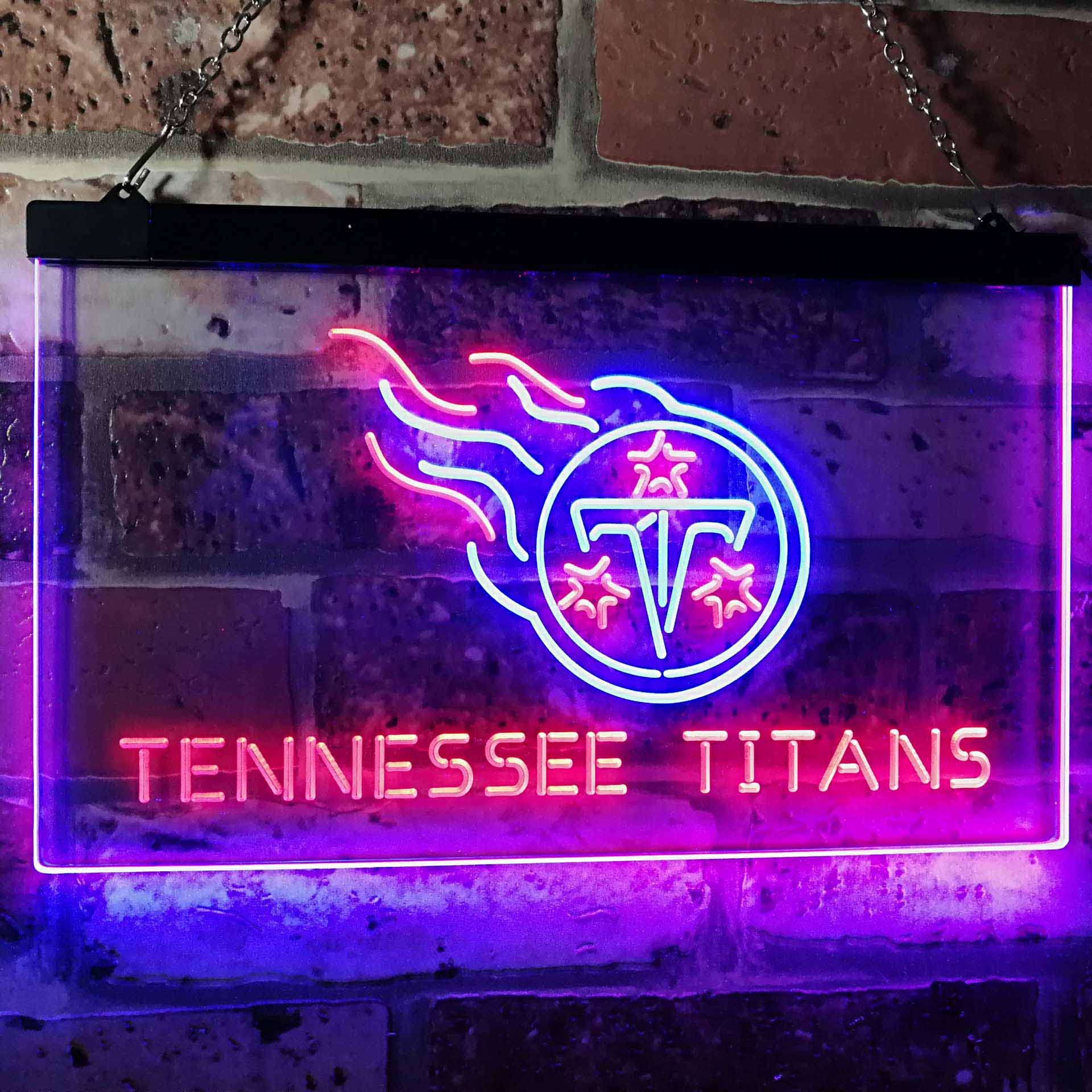 Tennessee Titansation Football Bar Dual Color LED Neon Sign ProLedSign