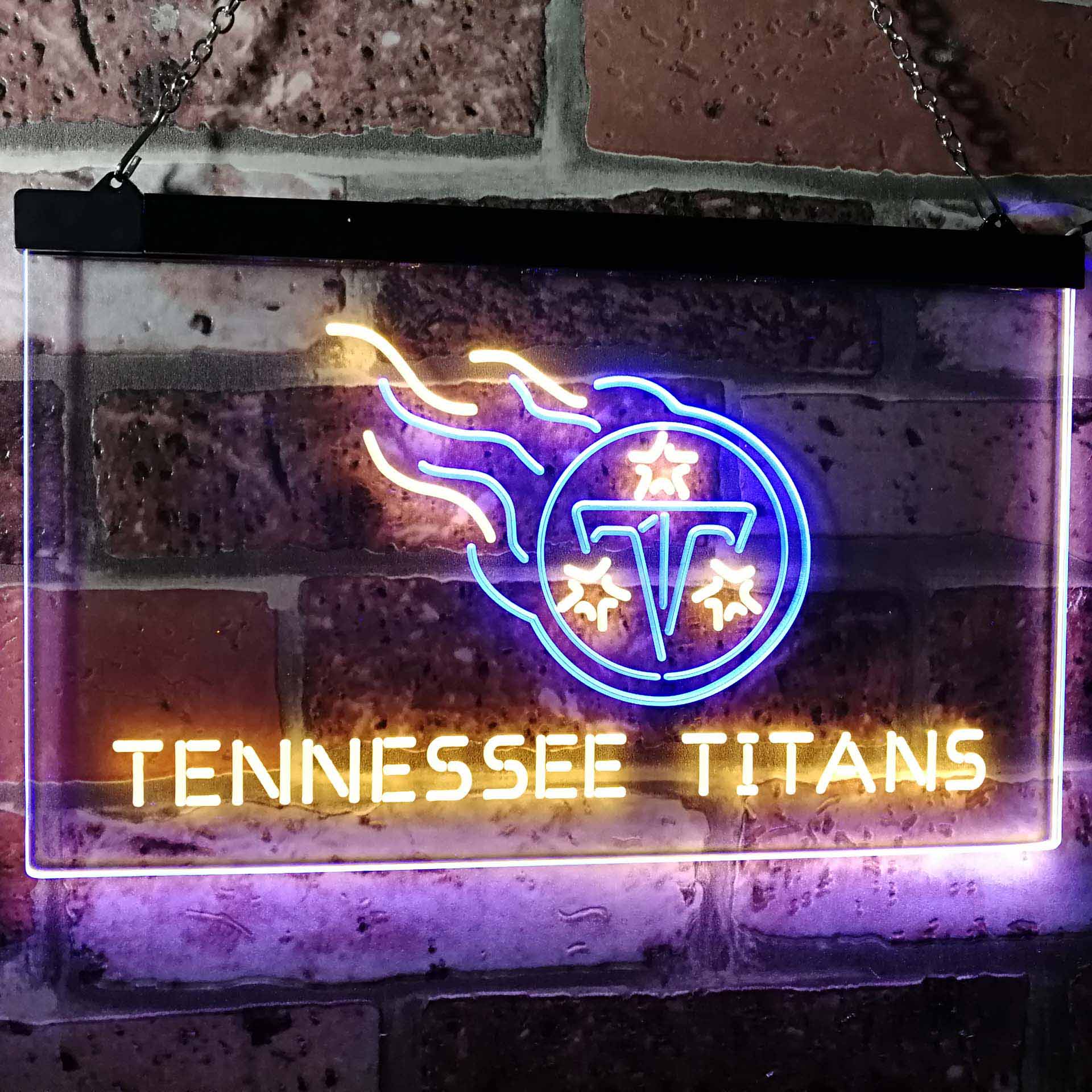 Tennessee Titansation Football Bar Dual Color LED Neon Sign ProLedSign