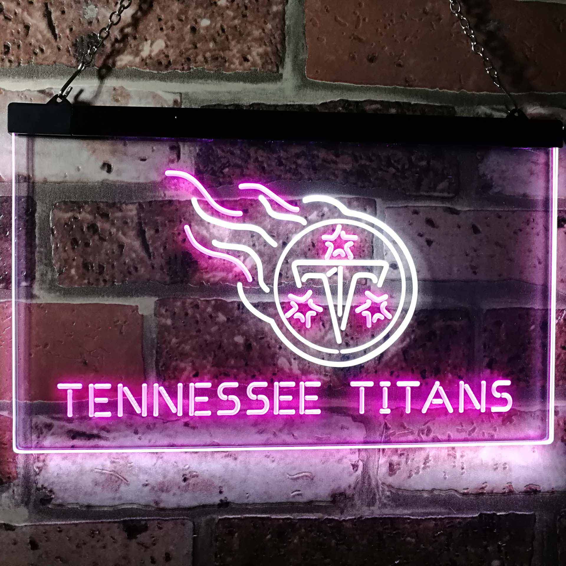 Tennessee Titansation Football Bar Dual Color LED Neon Sign ProLedSign