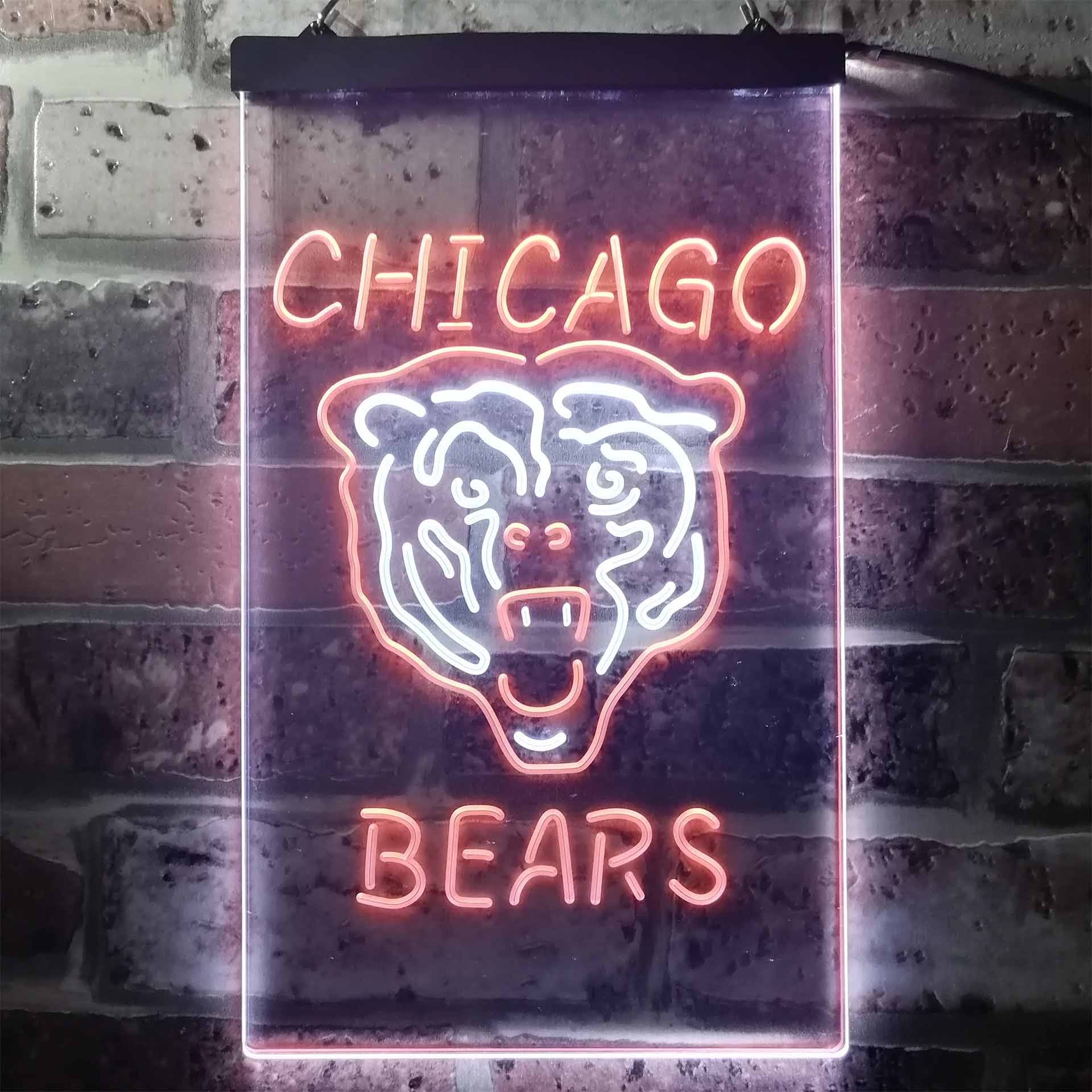 Chicago Bears Football Club Dual Color LED Neon Sign ProLedSign