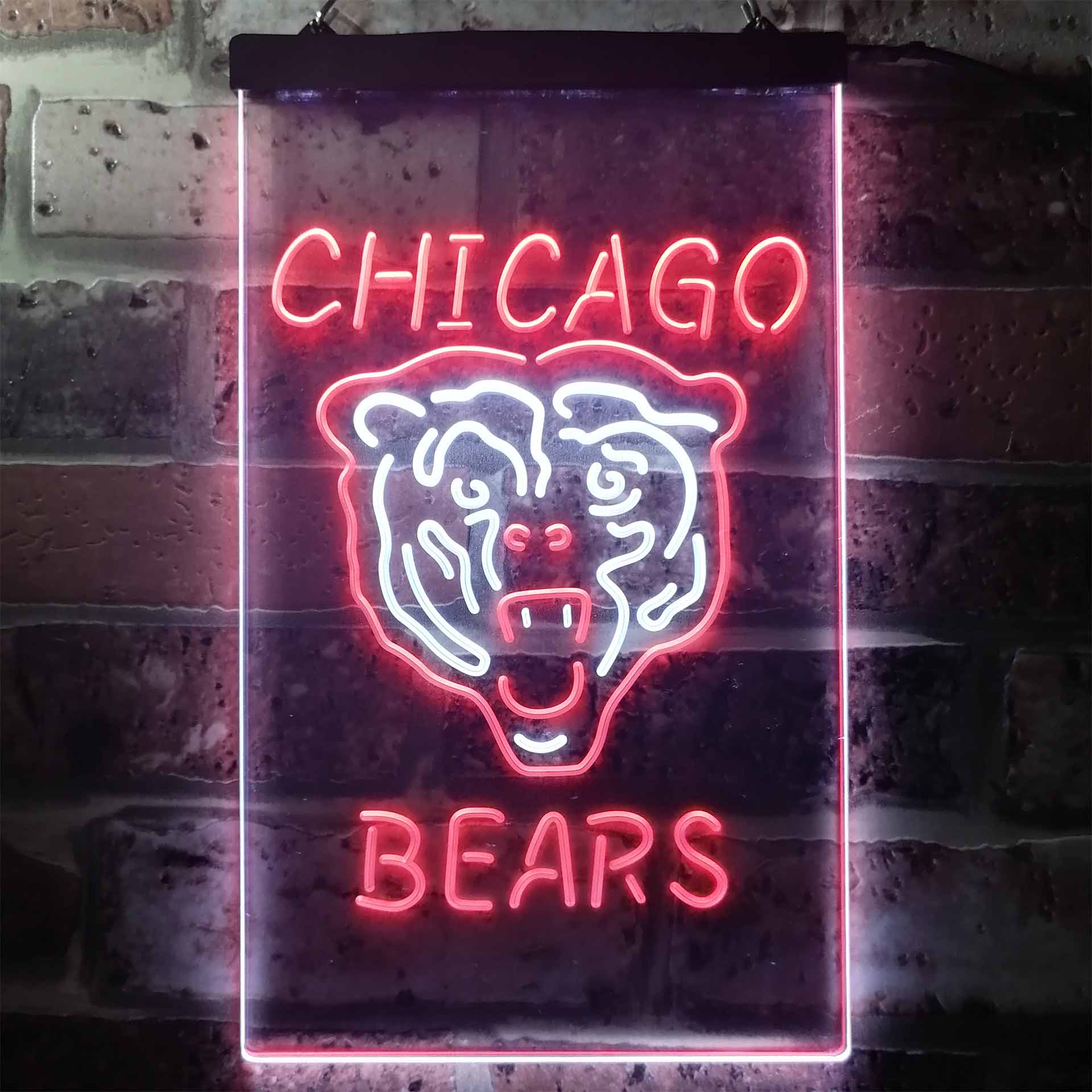 Chicago Bears Football Club Dual Color LED Neon Sign ProLedSign