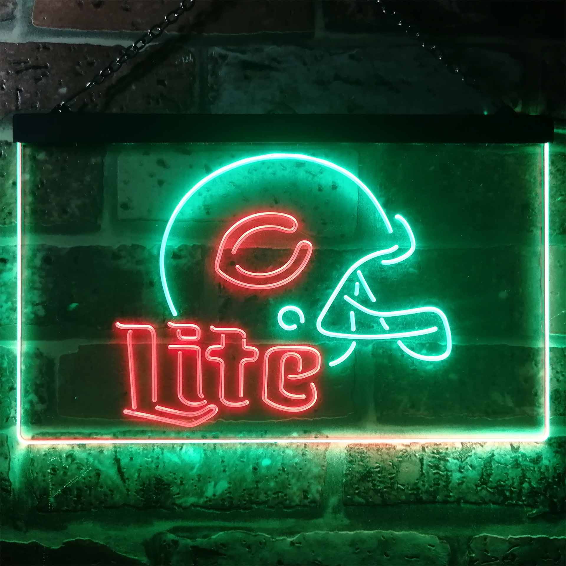 Chicago Bears Helmet Neon-Like LED Sign - ProLedSign