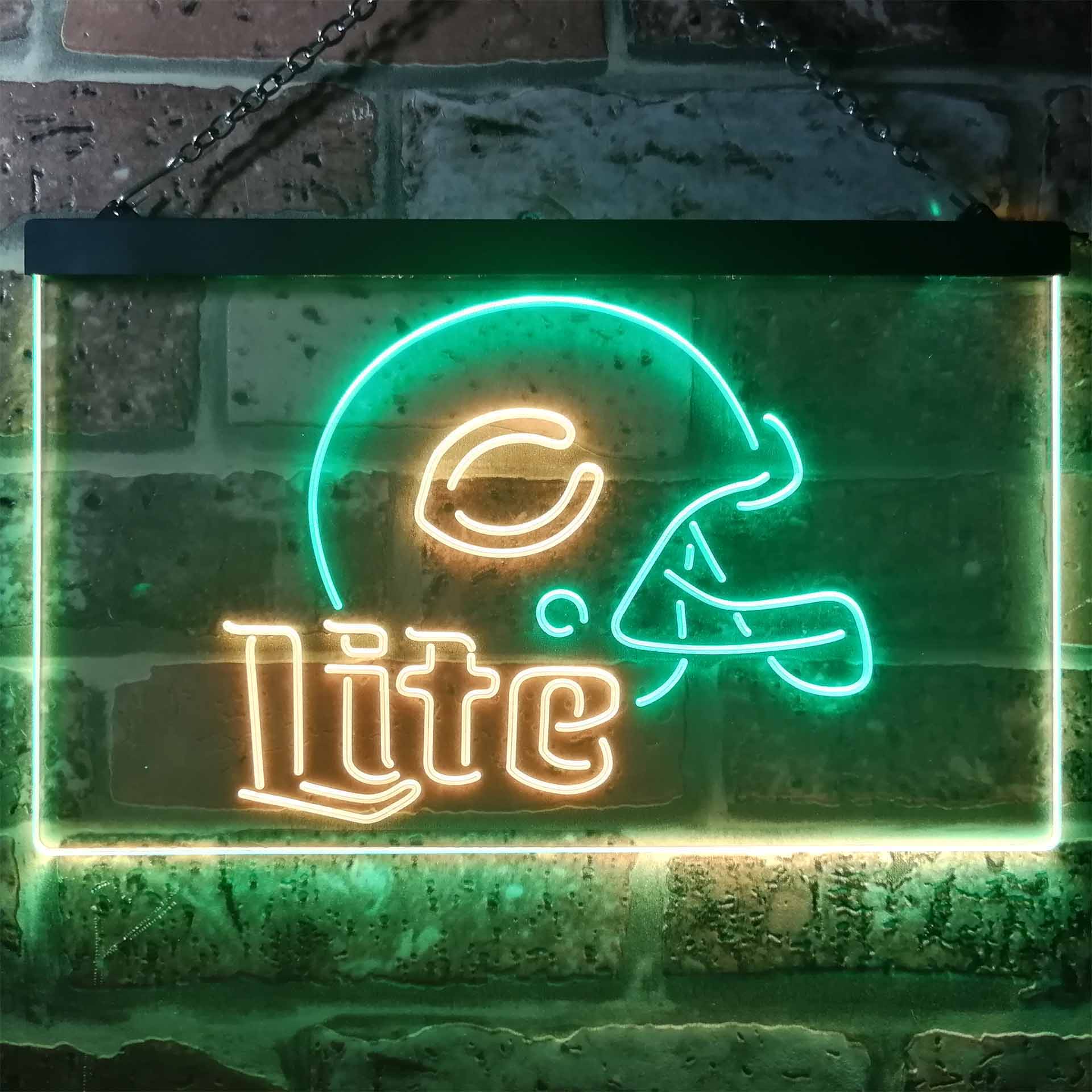 Chicago Bears Helmet Neon-Like LED Sign - ProLedSign