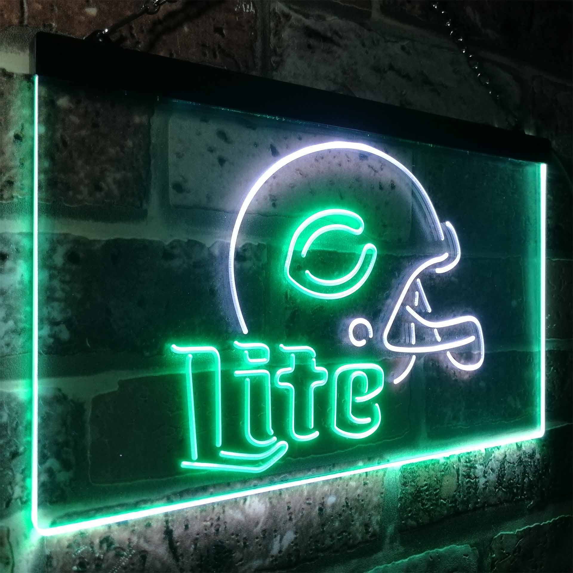 Chicago Bears Helmet Neon-Like LED Sign - ProLedSign