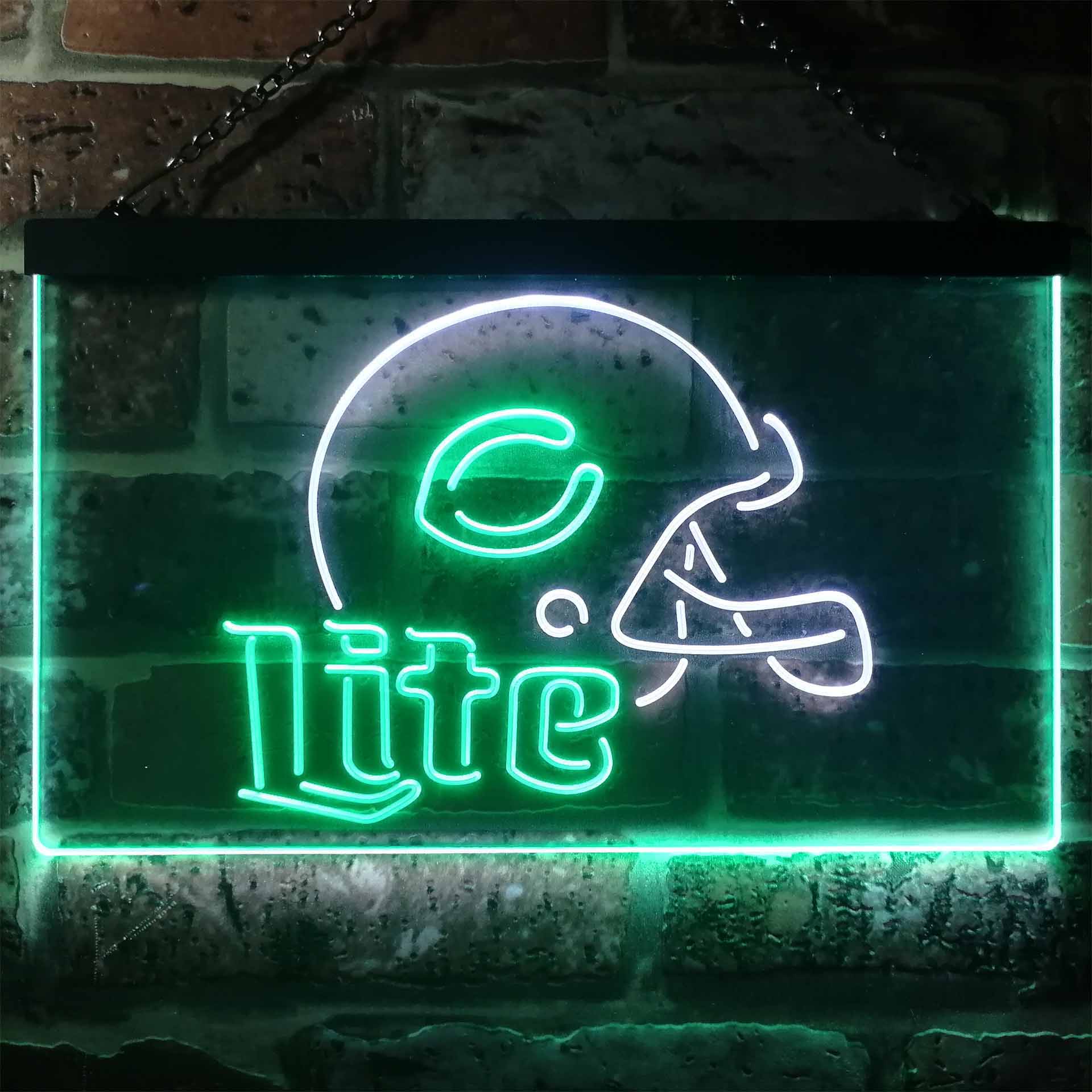 Chicago Bears Helmet Neon-Like LED Sign - ProLedSign