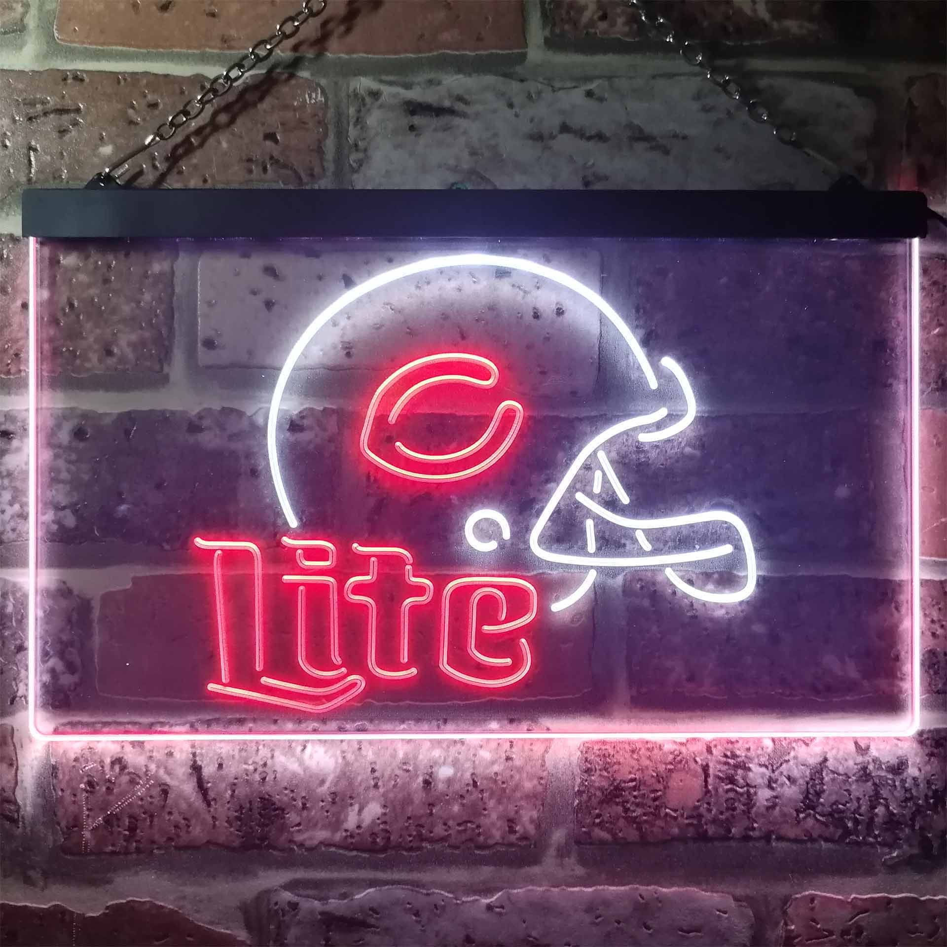 Chicago Bears Helmet Neon-Like LED Sign - ProLedSign