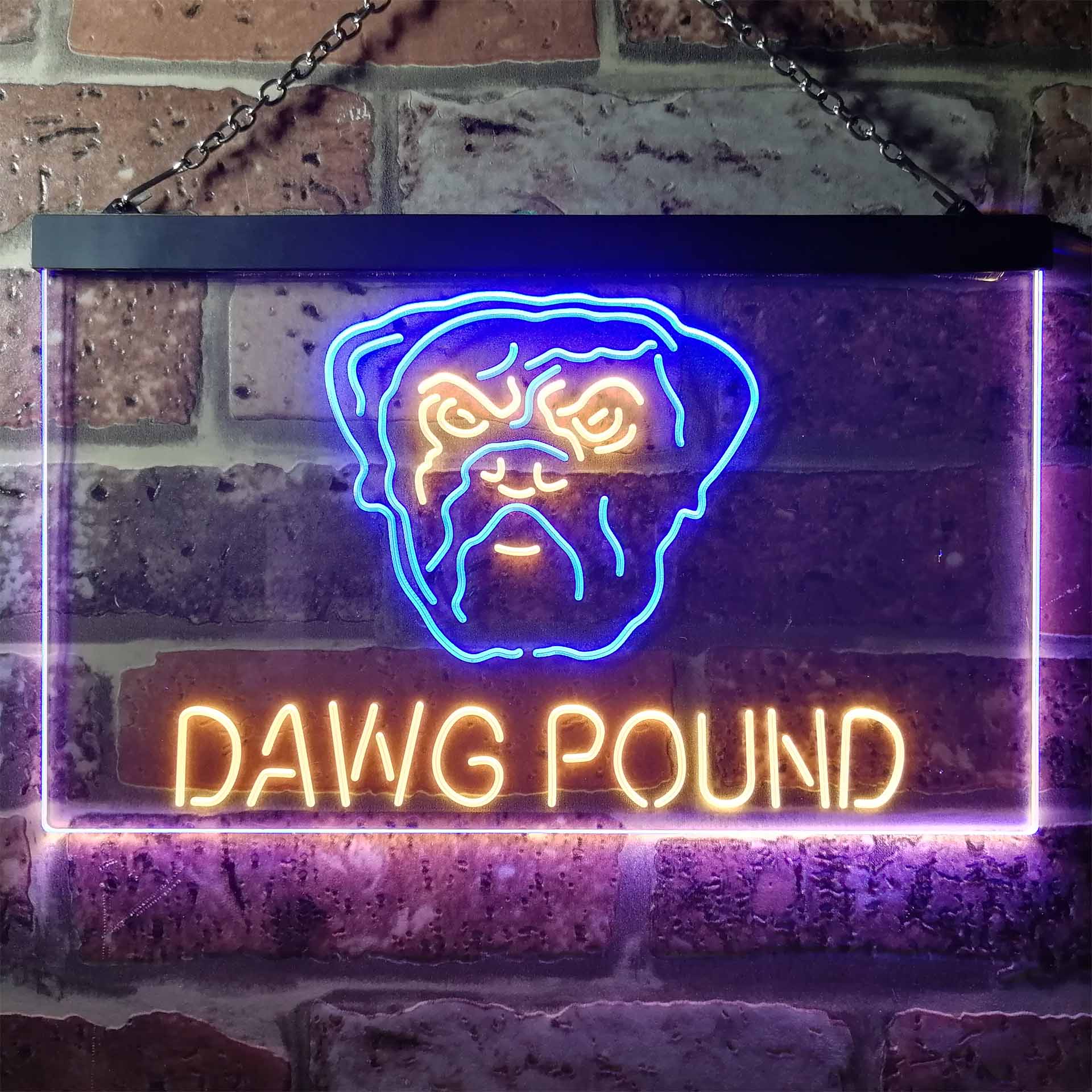 Dawg Pound Cleveland Browns Neon Light Led Light Sign