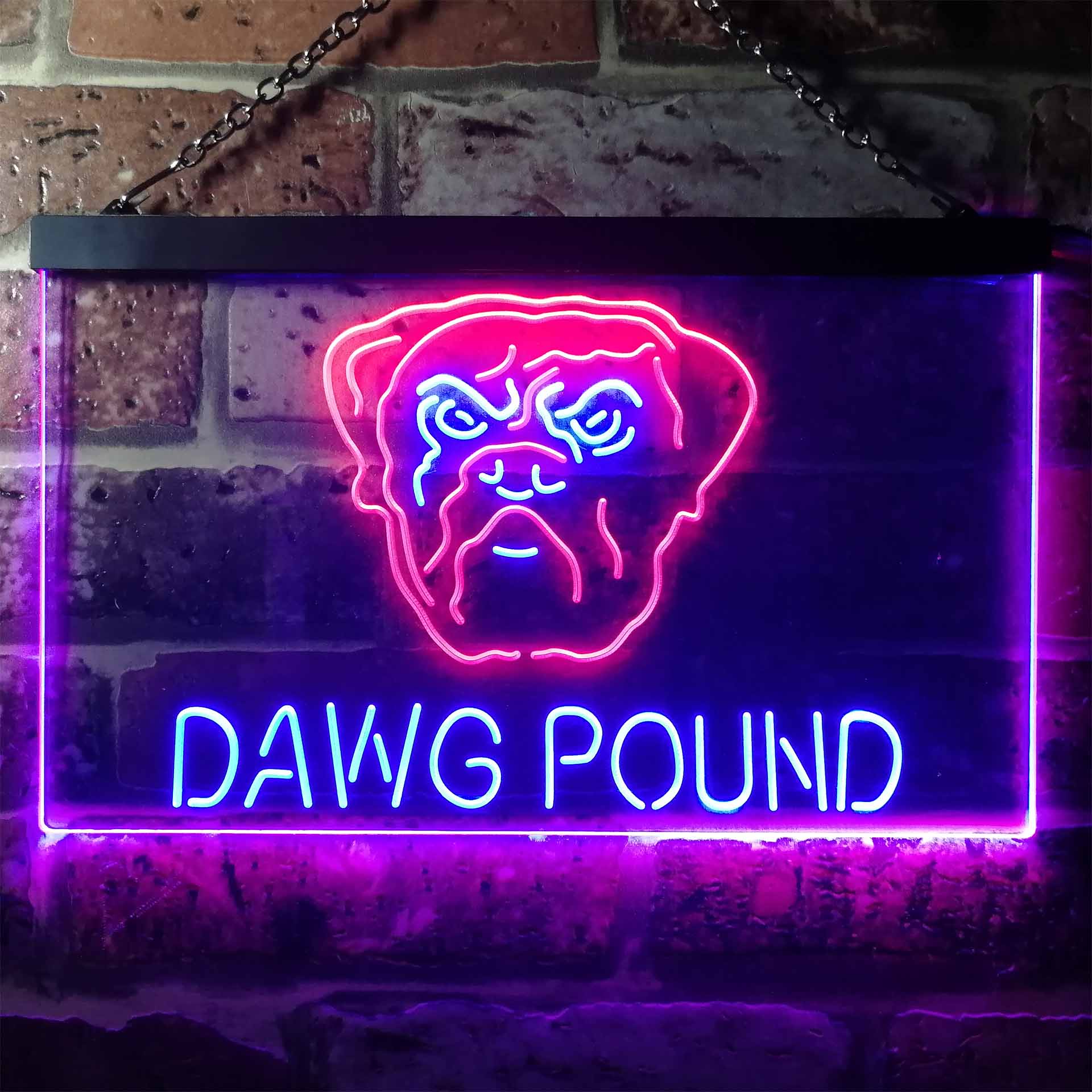 Dawg Pound Cleveland Browns Neon Light Led Light Sign