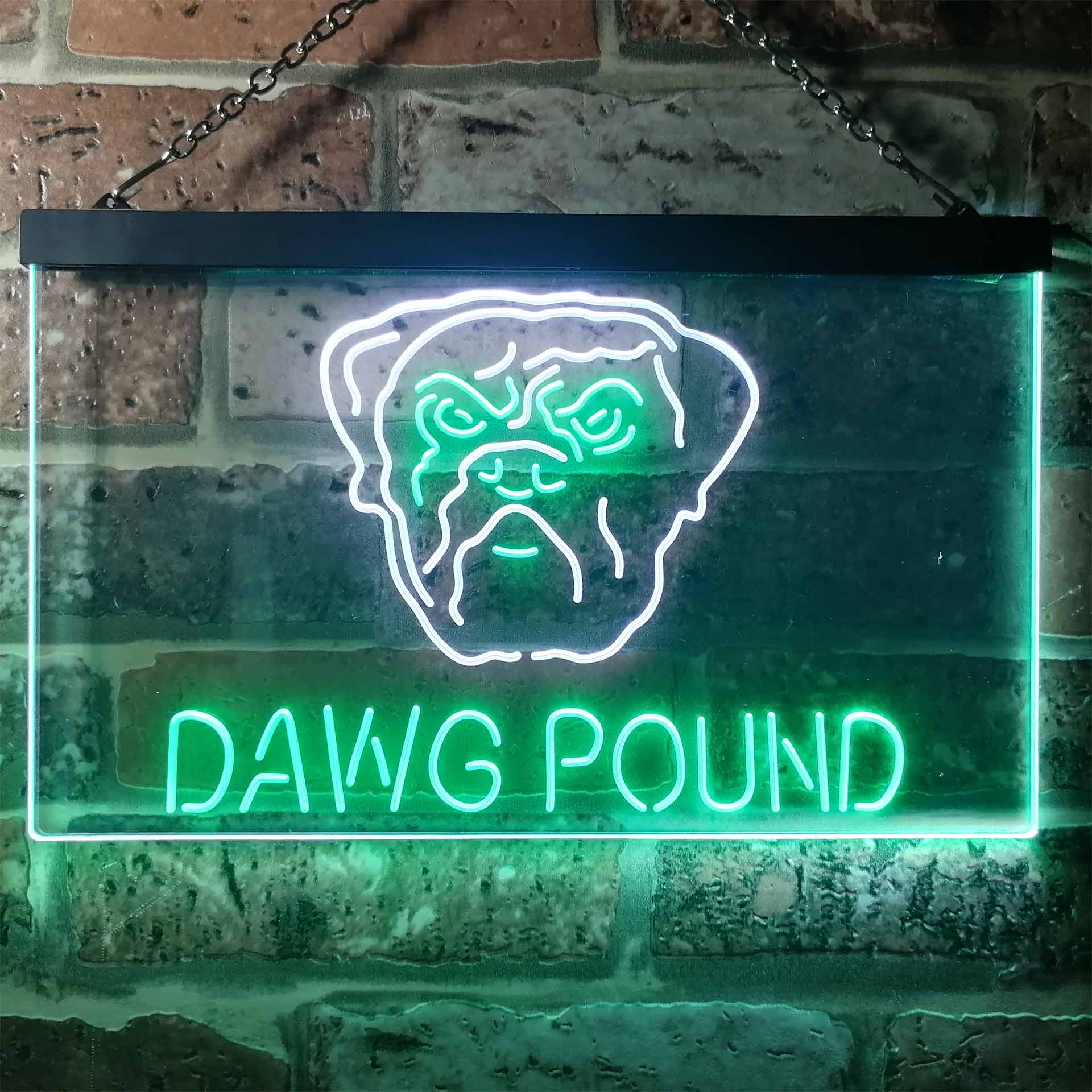 Dawg Pound Cleveland Browns Neon Light Led Light Sign