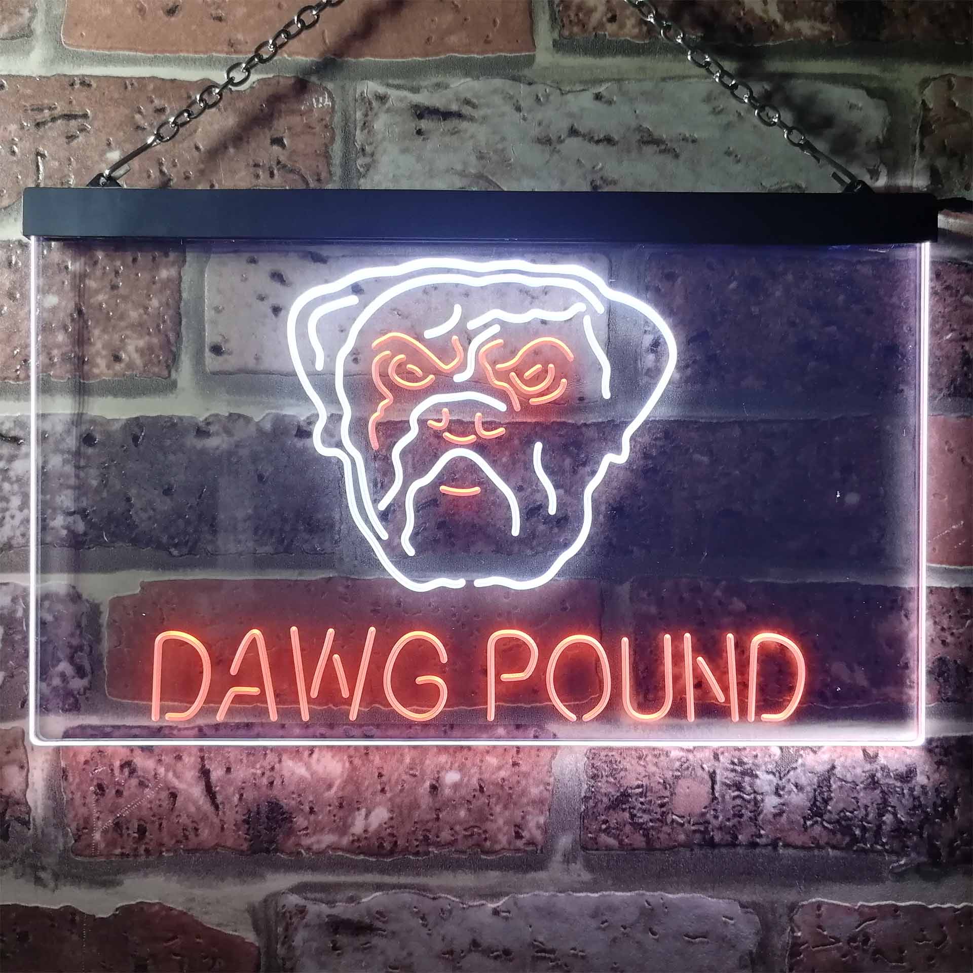 Dawg Pound Cleveland Browns Neon Light Led Light Sign