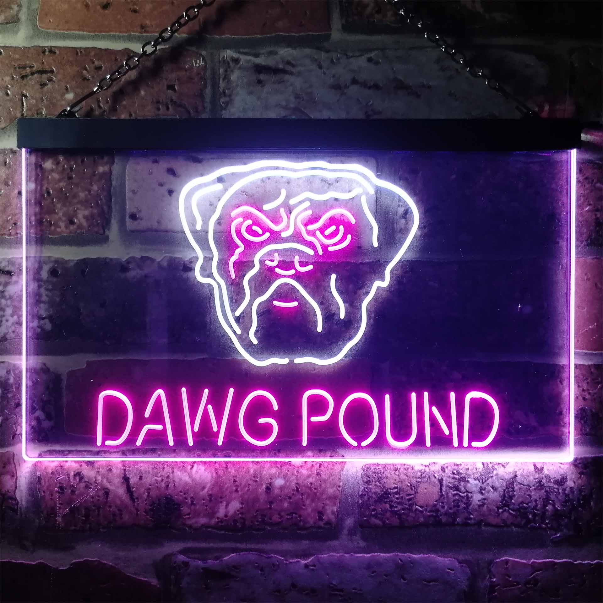 Dawg Pound Cleveland Browns Neon Light Led Light Sign