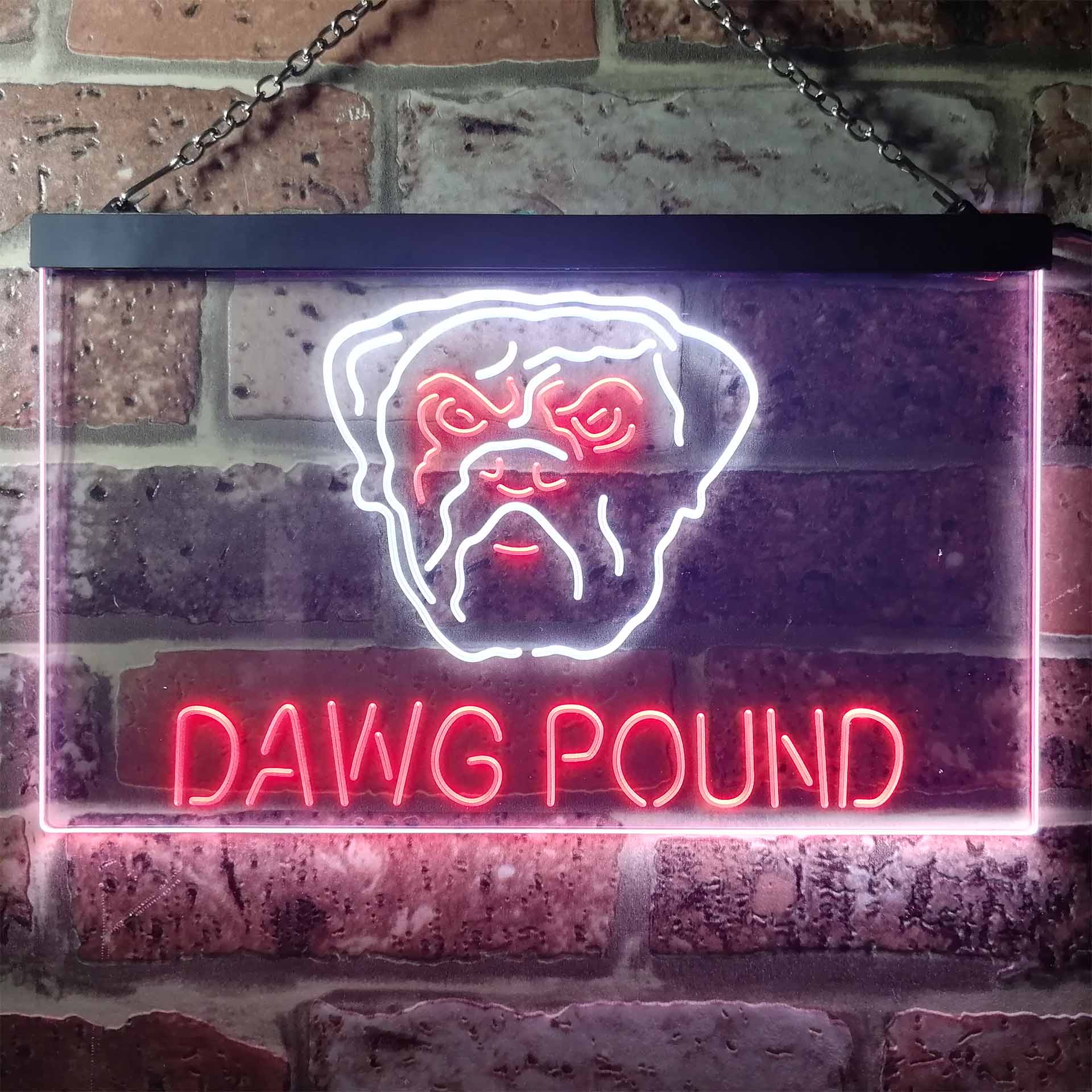 Dawg Pound Cleveland Browns Neon Light Led Light Sign