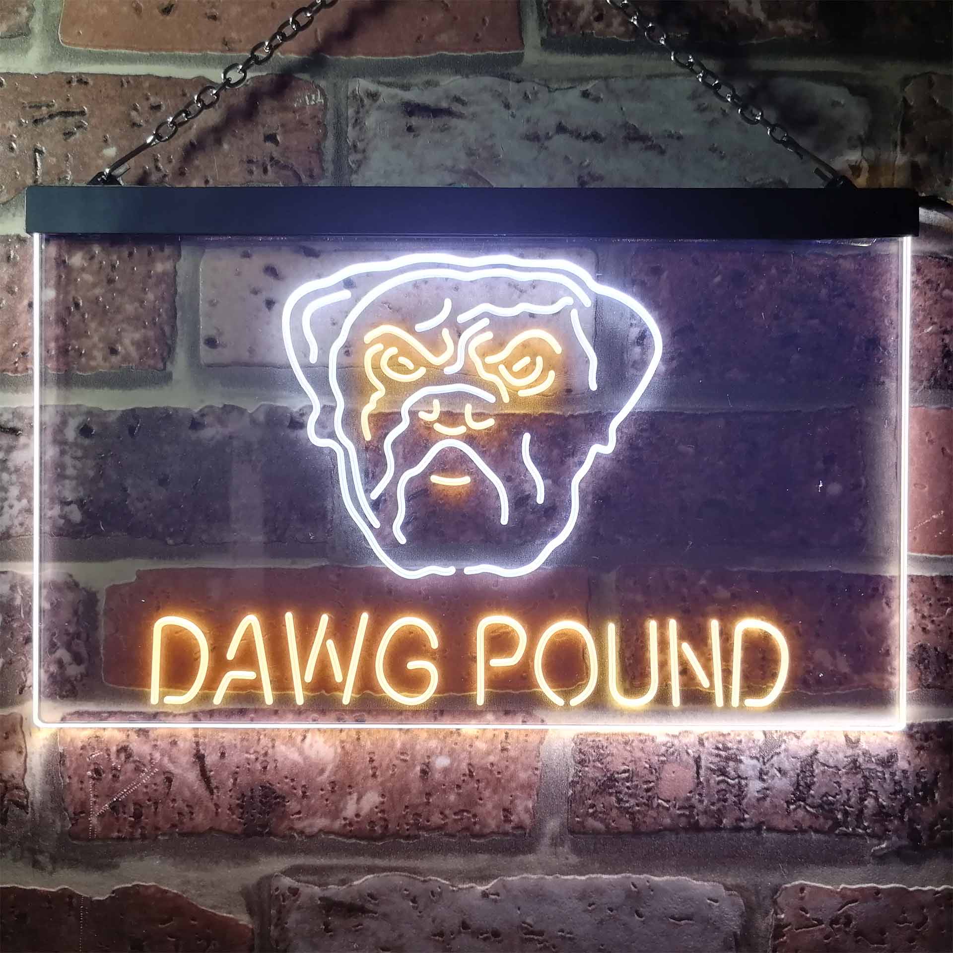 Dawg Pound Cleveland Browns Neon Light Led Light Sign