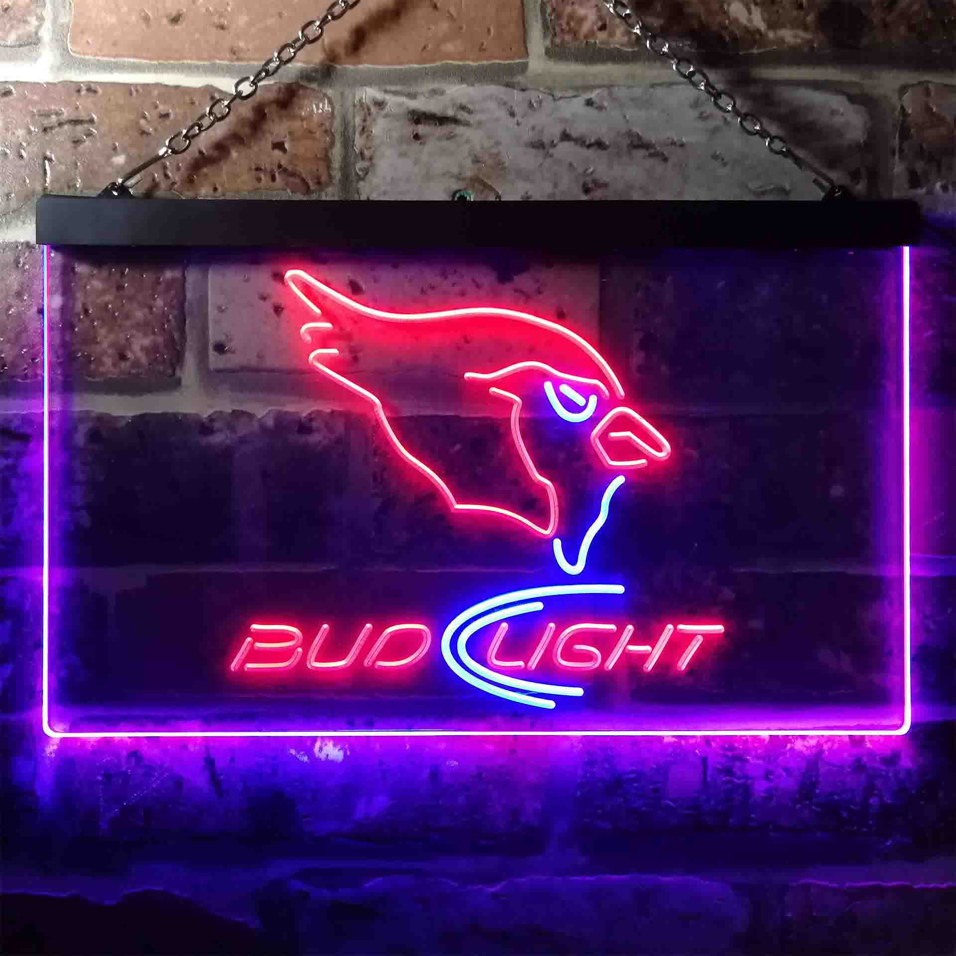 Arizona Cardinals Bud Light Neon-Like LED Light Sign