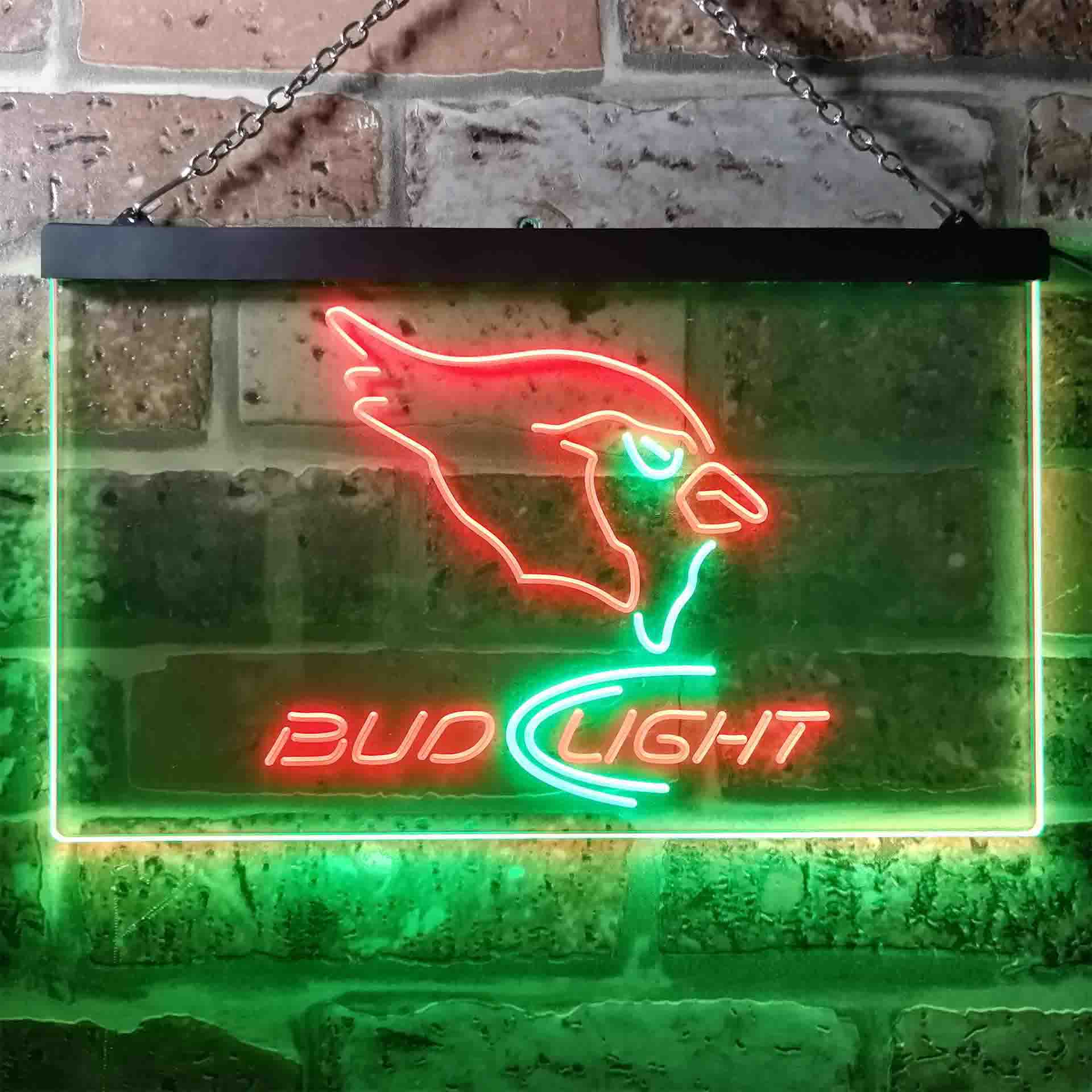 Arizona Cardinals Bud Light Neon-Like LED Light Sign