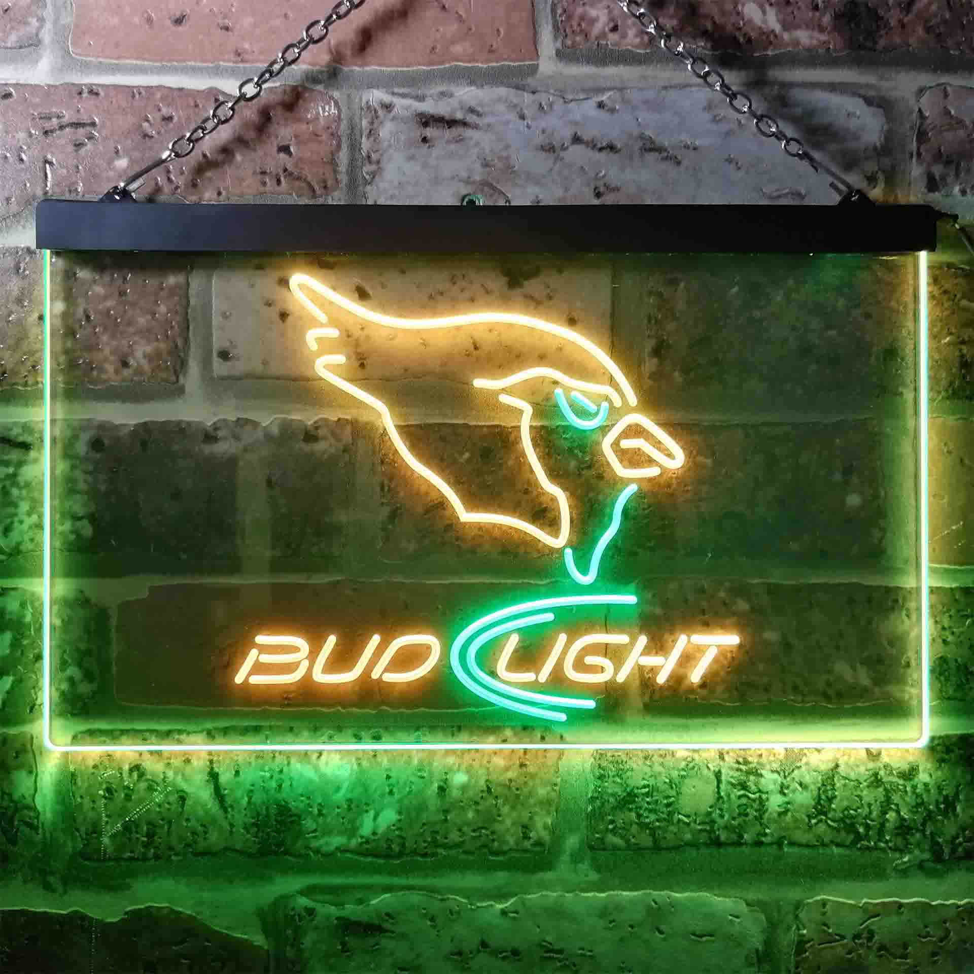 Arizona Cardinals Bud Light Neon-Like LED Light Sign