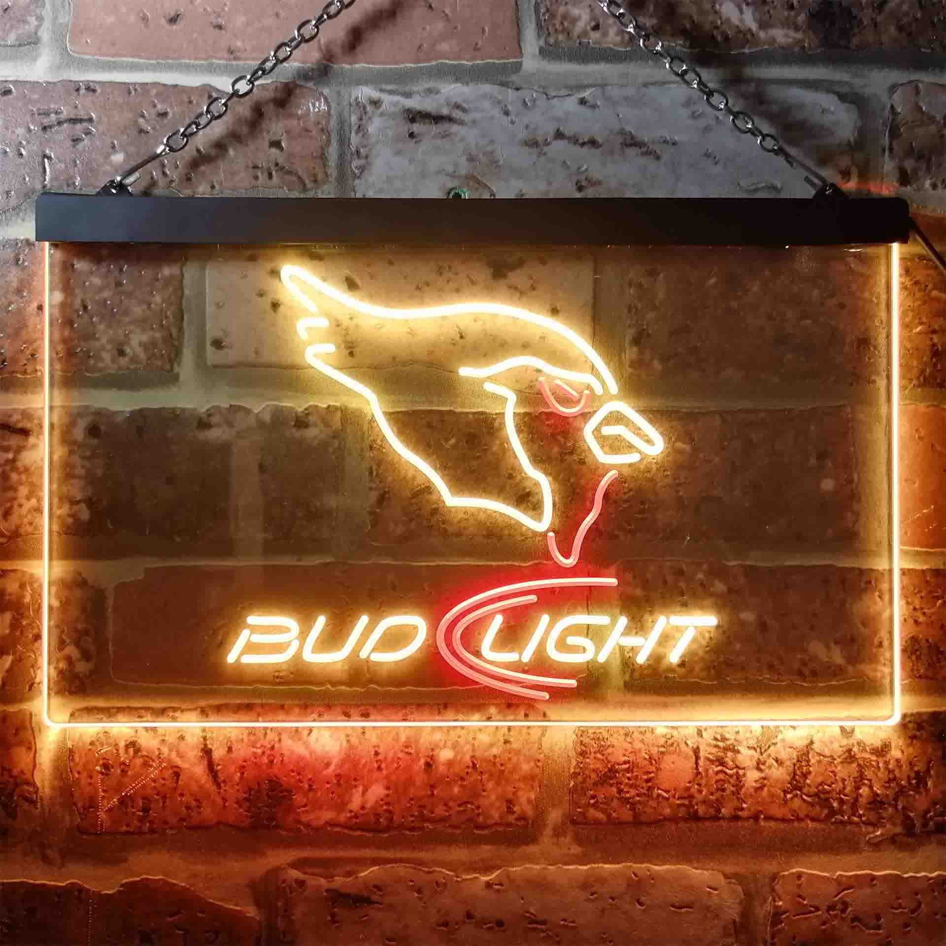 Arizona Cardinals Bud Light Neon-Like LED Light Sign