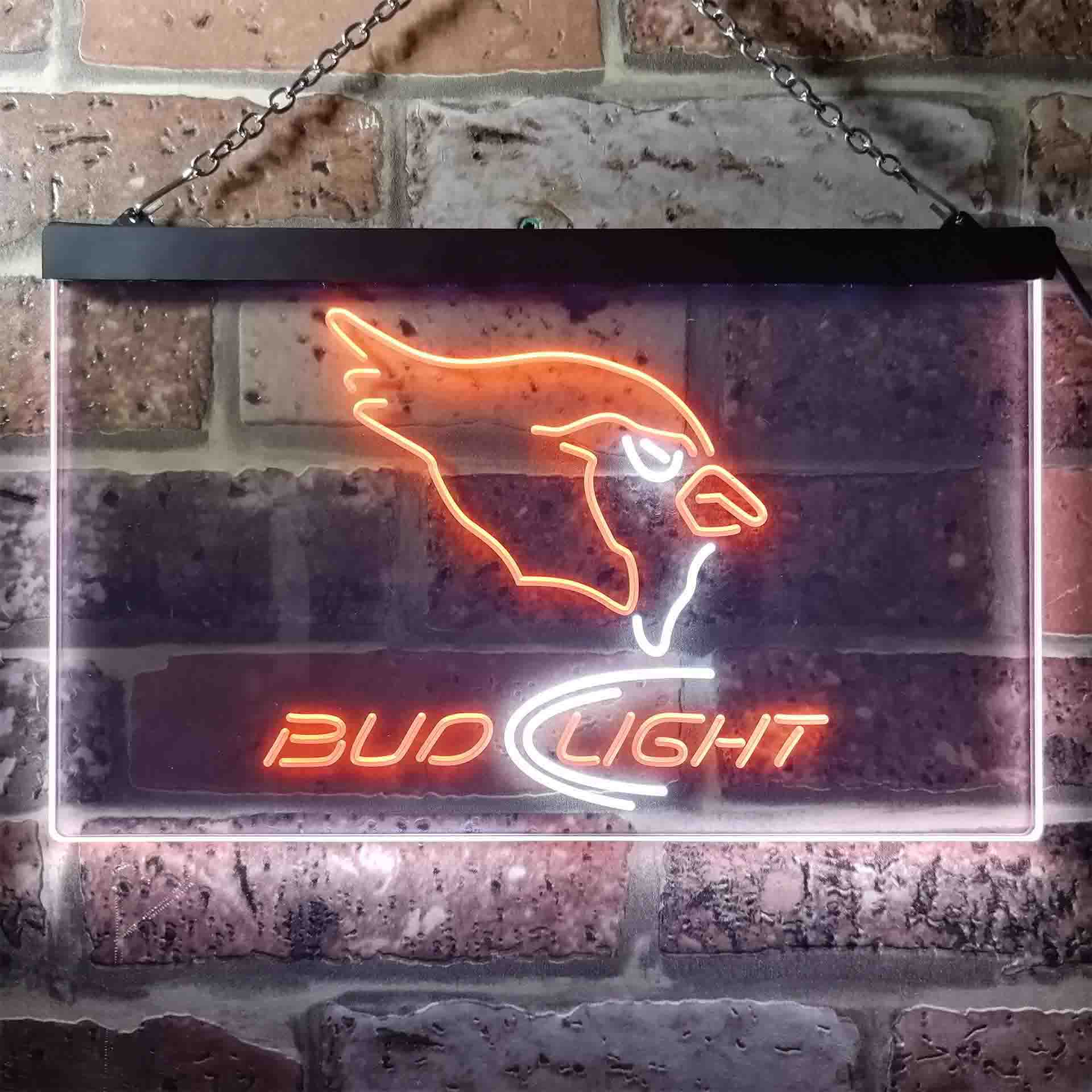 Arizona Cardinals Bud Light Neon-Like LED Light Sign