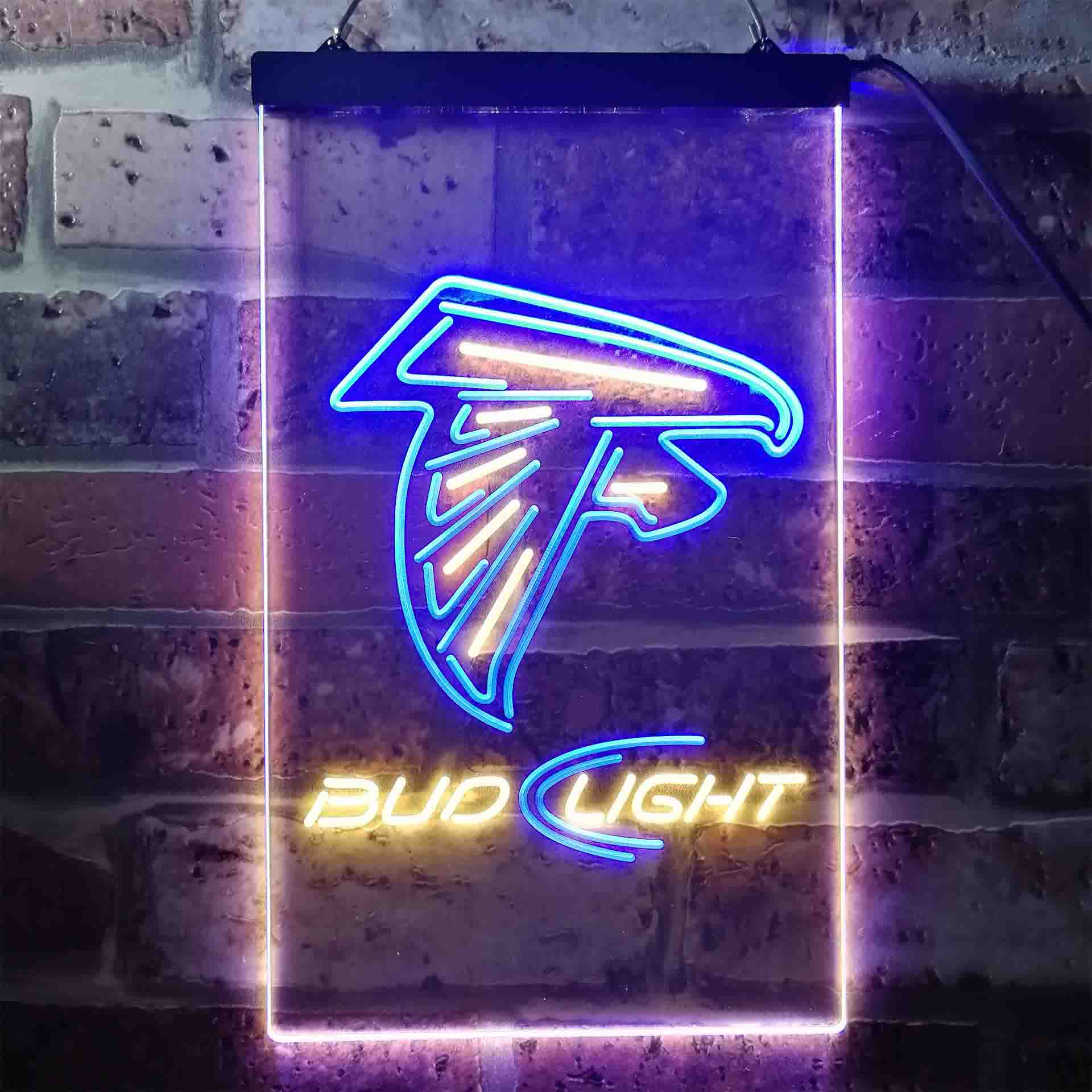 Atlanta Falcons Bud Light Neon-Like Led Light Sign