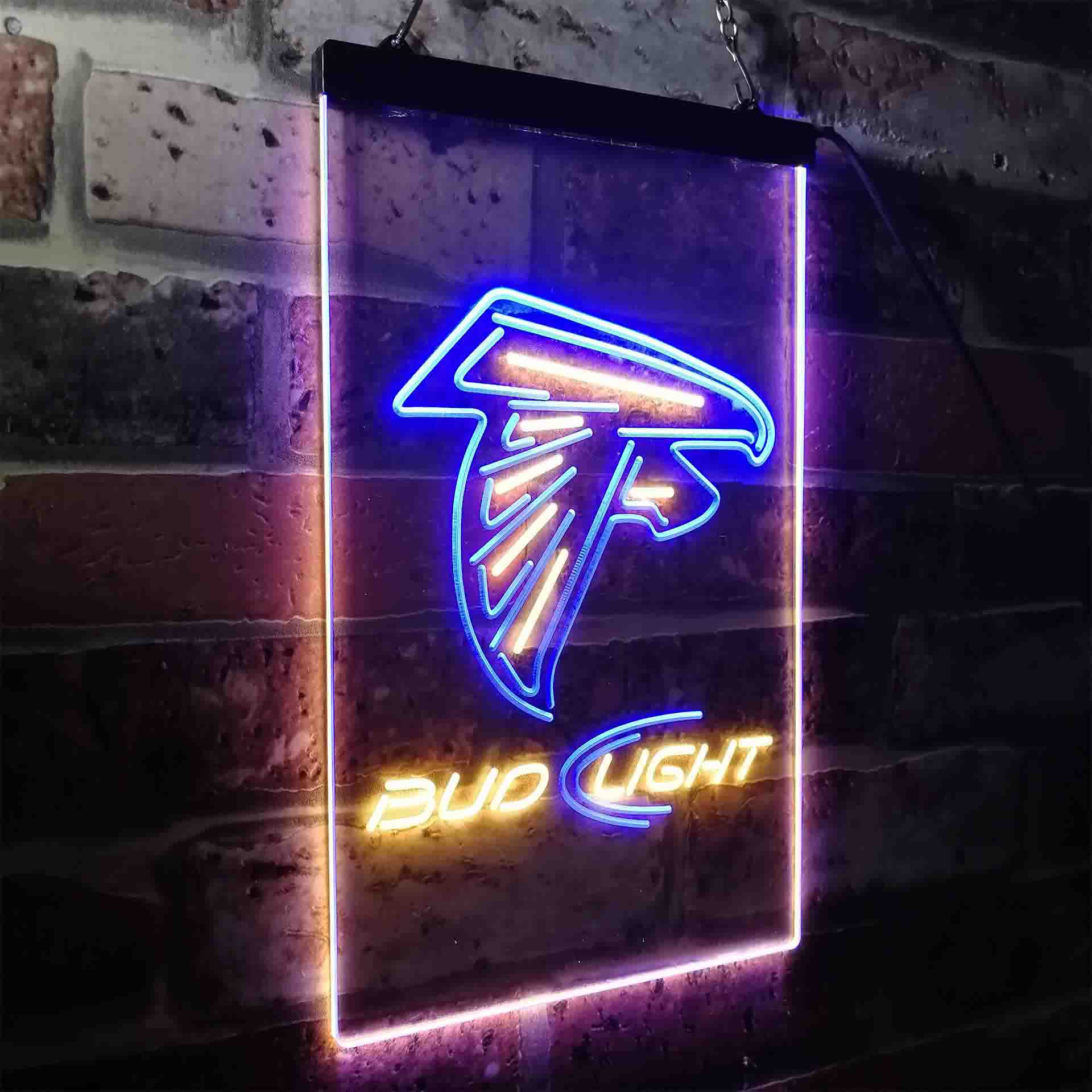 Atlanta Falcons Bud Light Neon-Like Led Light Sign