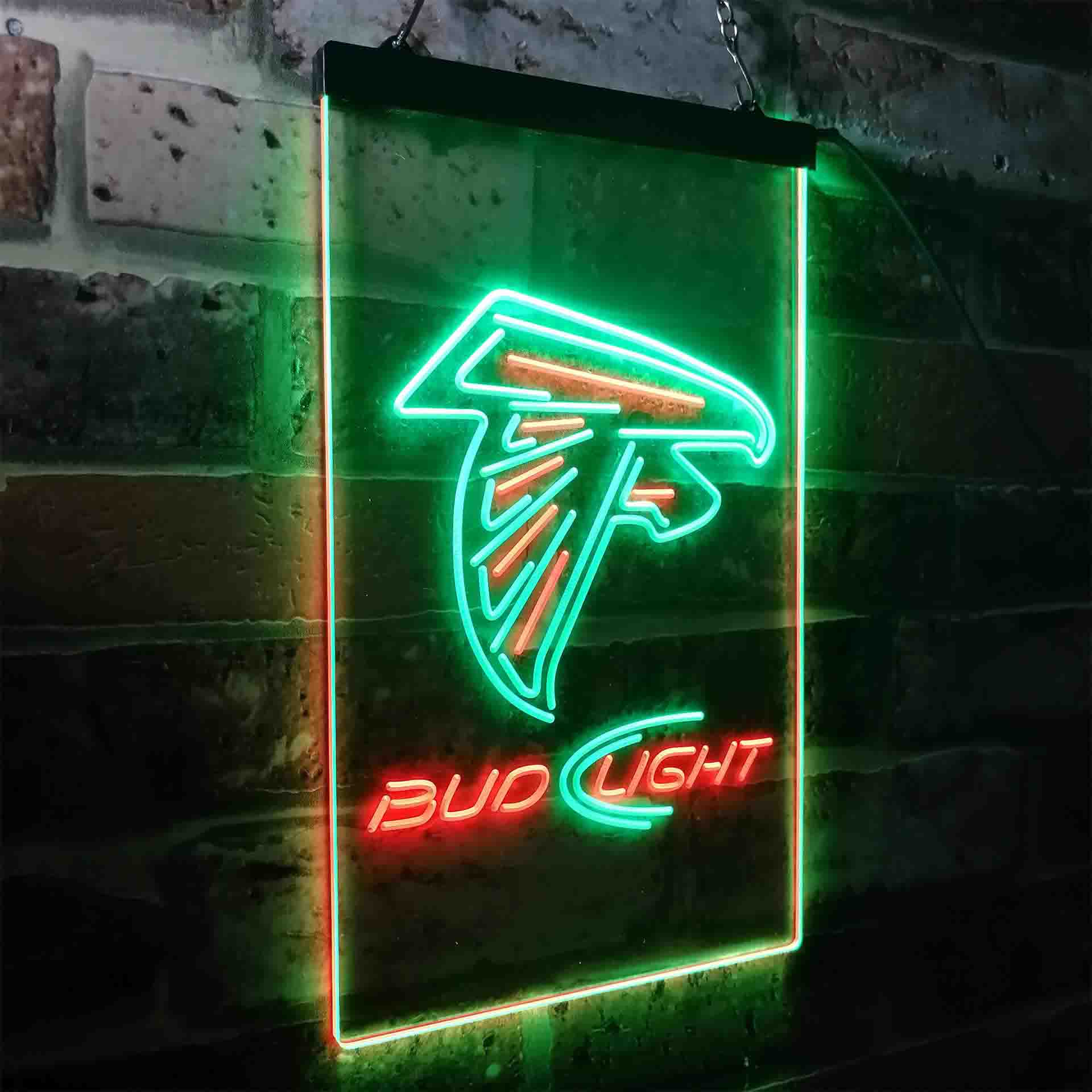 Atlanta Falcons Bud Light Neon-Like Led Light Sign