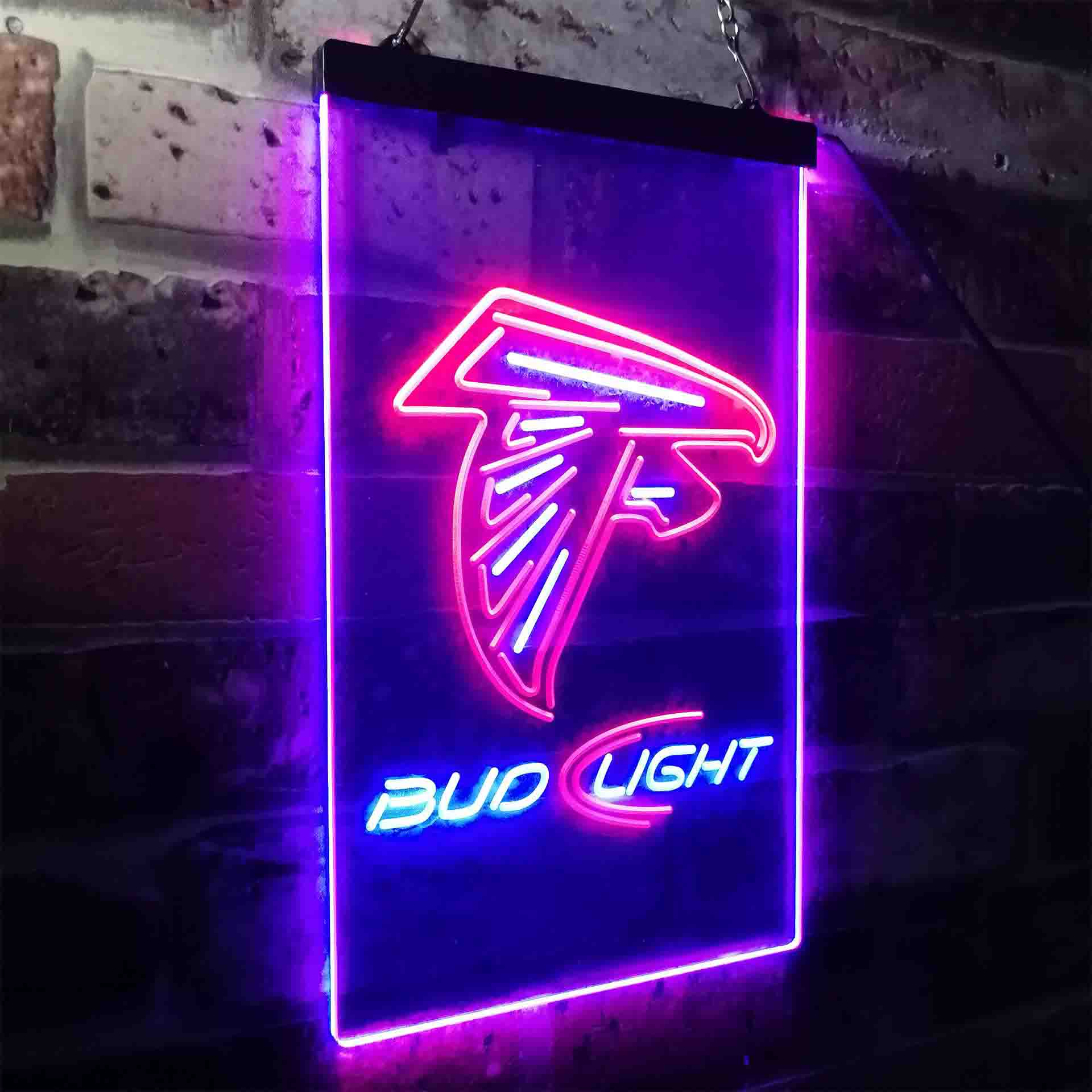 Atlanta Falcons Bud Light Neon-Like Led Light Sign