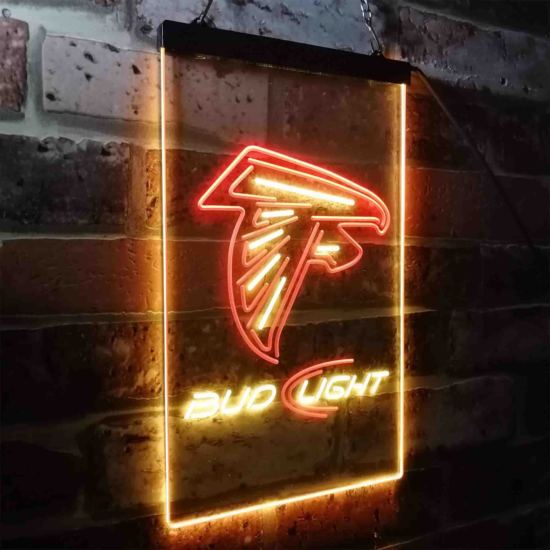 Atlanta Falcons Bud Light Neon-Like Led Light Sign