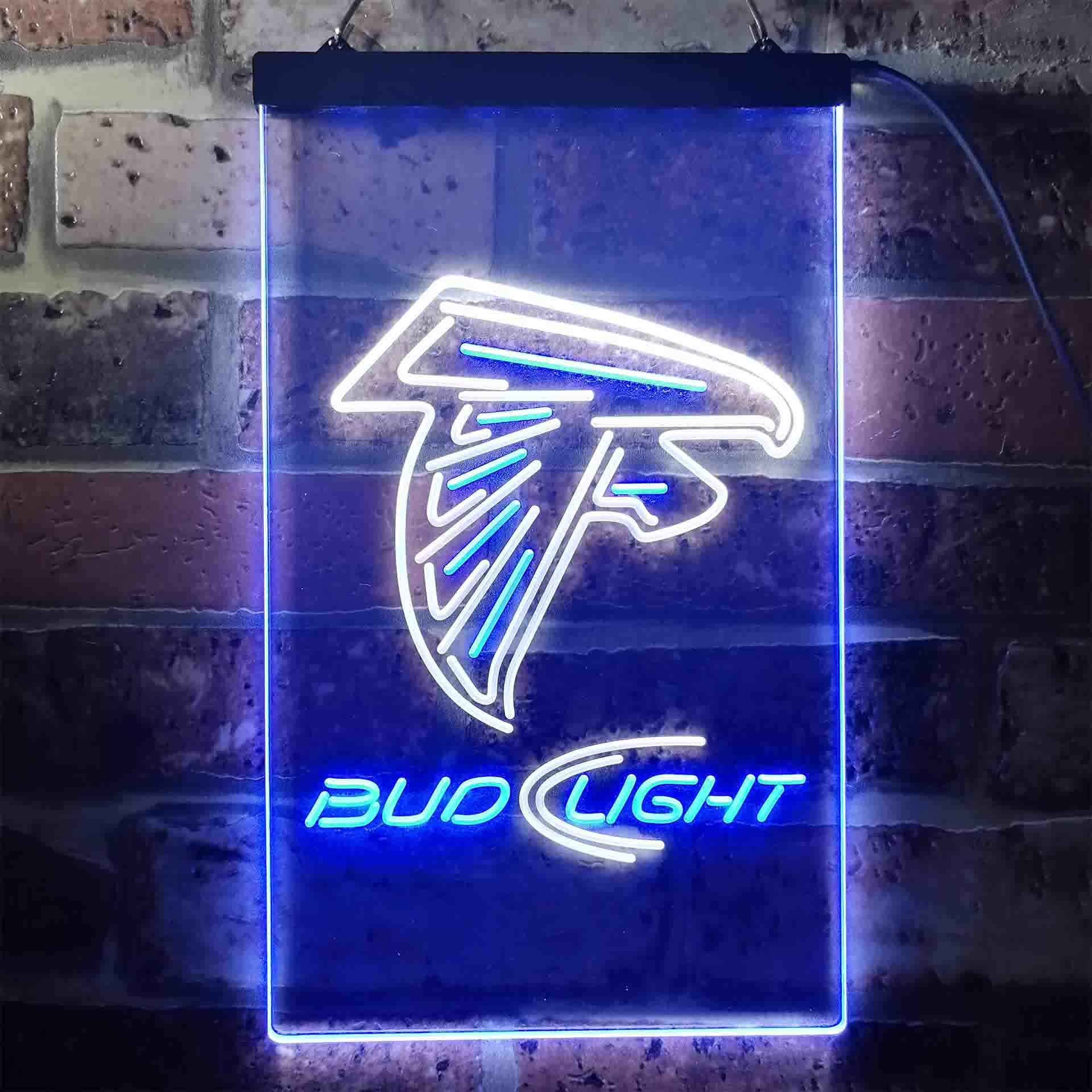 Atlanta Falcons Bud Light Neon-Like Led Light Sign