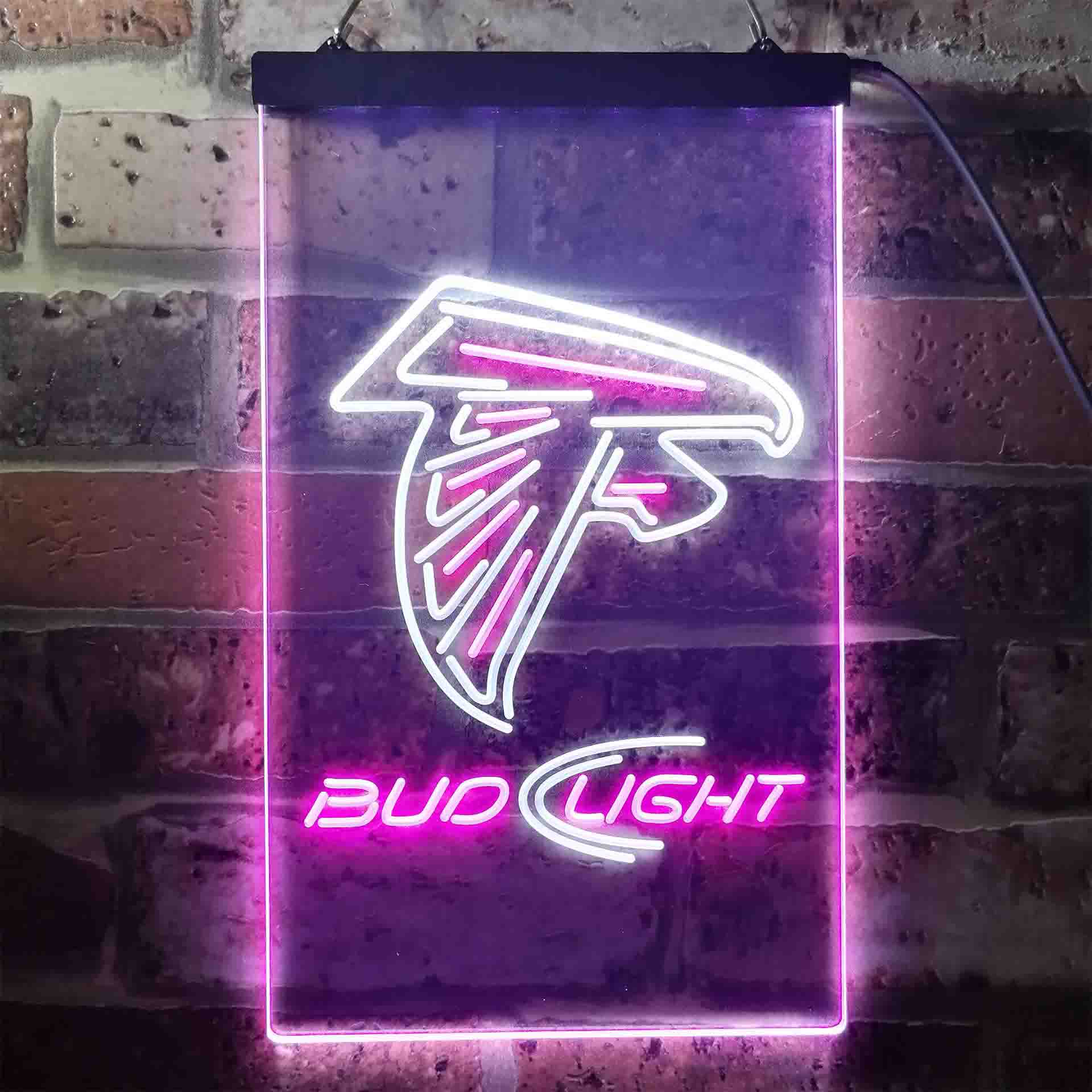 Atlanta Falcons Bud Light Neon-Like Led Light Sign