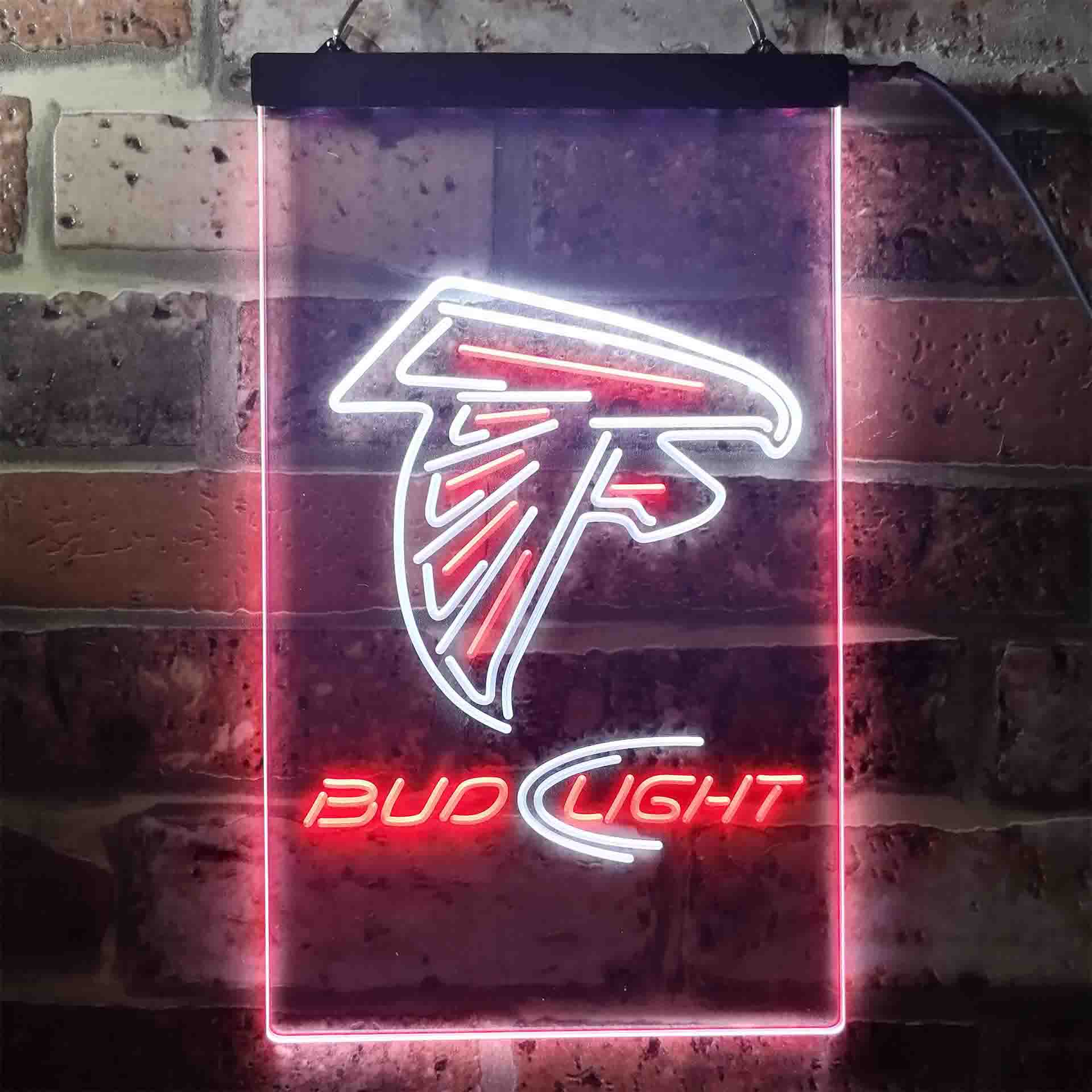 Atlanta Falcons Bud Light Neon-Like Led Light Sign