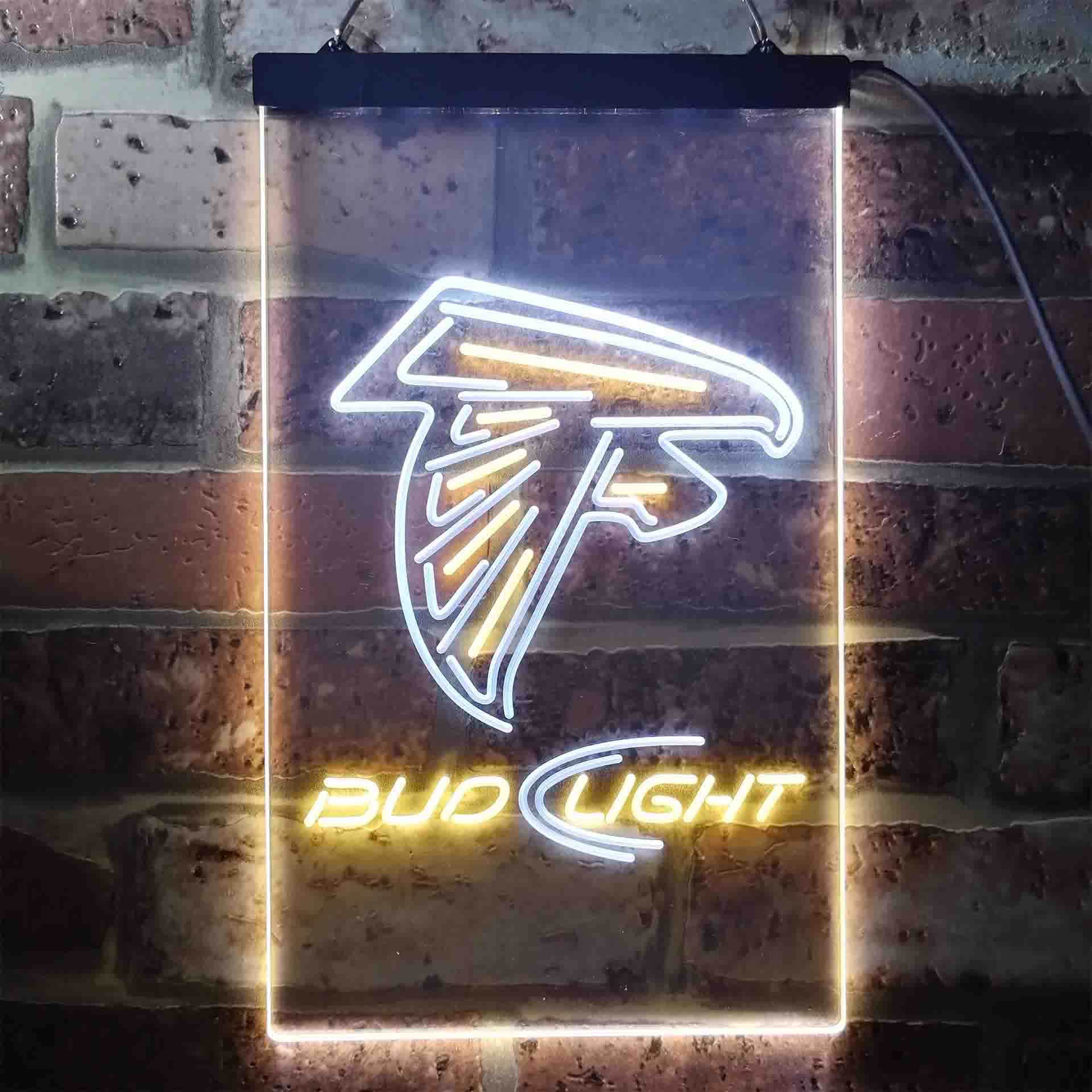 Atlanta Falcons Bud Light Neon-Like Led Light Sign