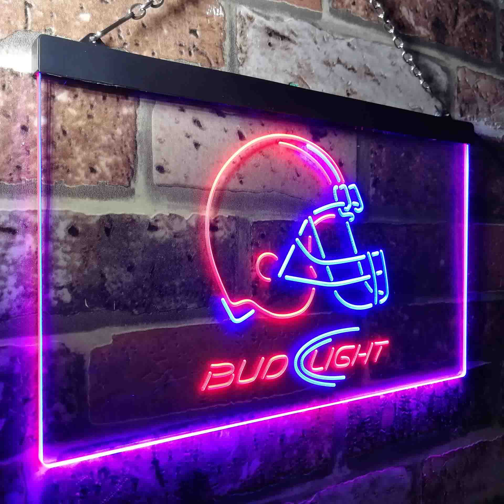 Cleveland Browns Bud Light Neon-Like Led Light Sign