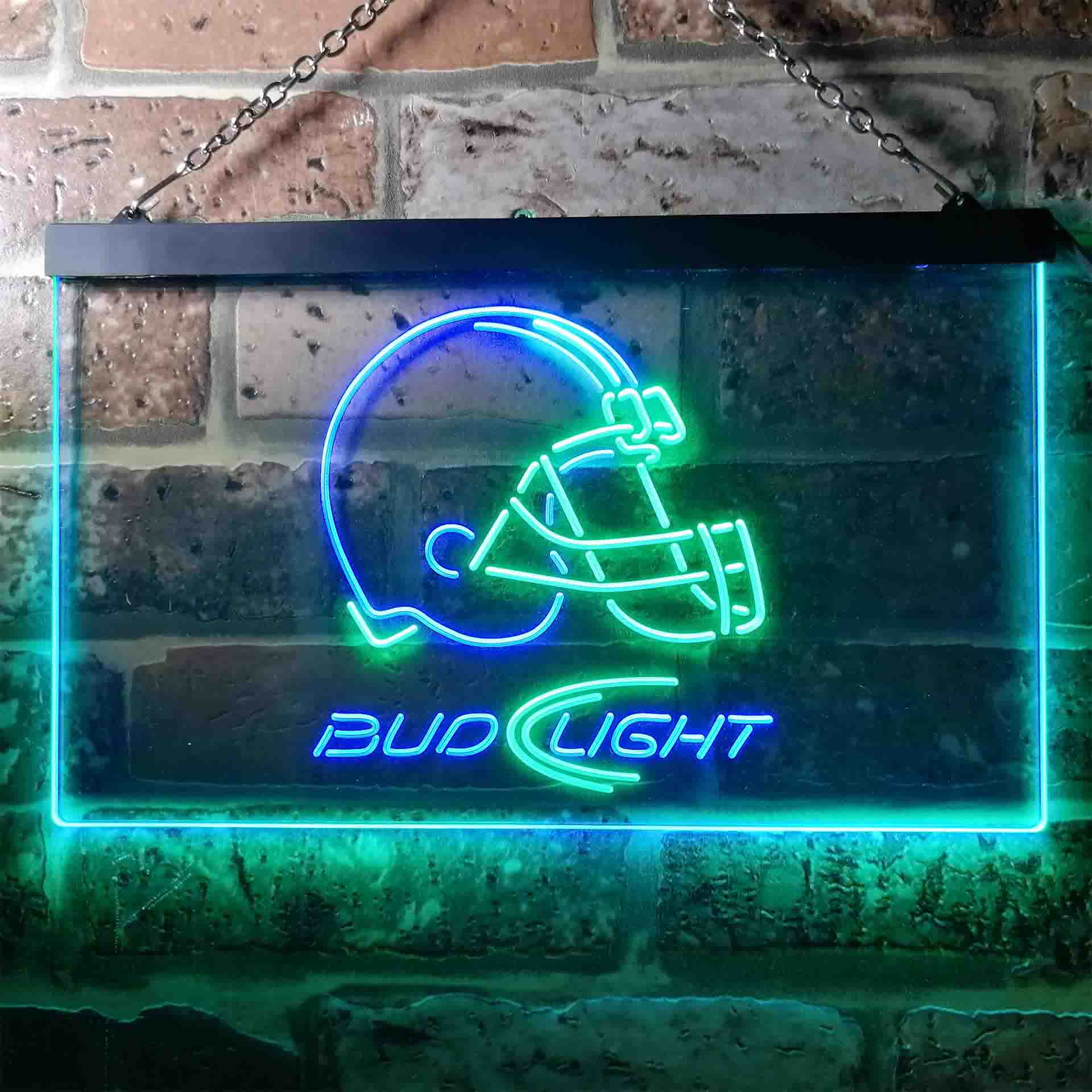 Cleveland Browns Bud Light Neon-Like Led Light Sign