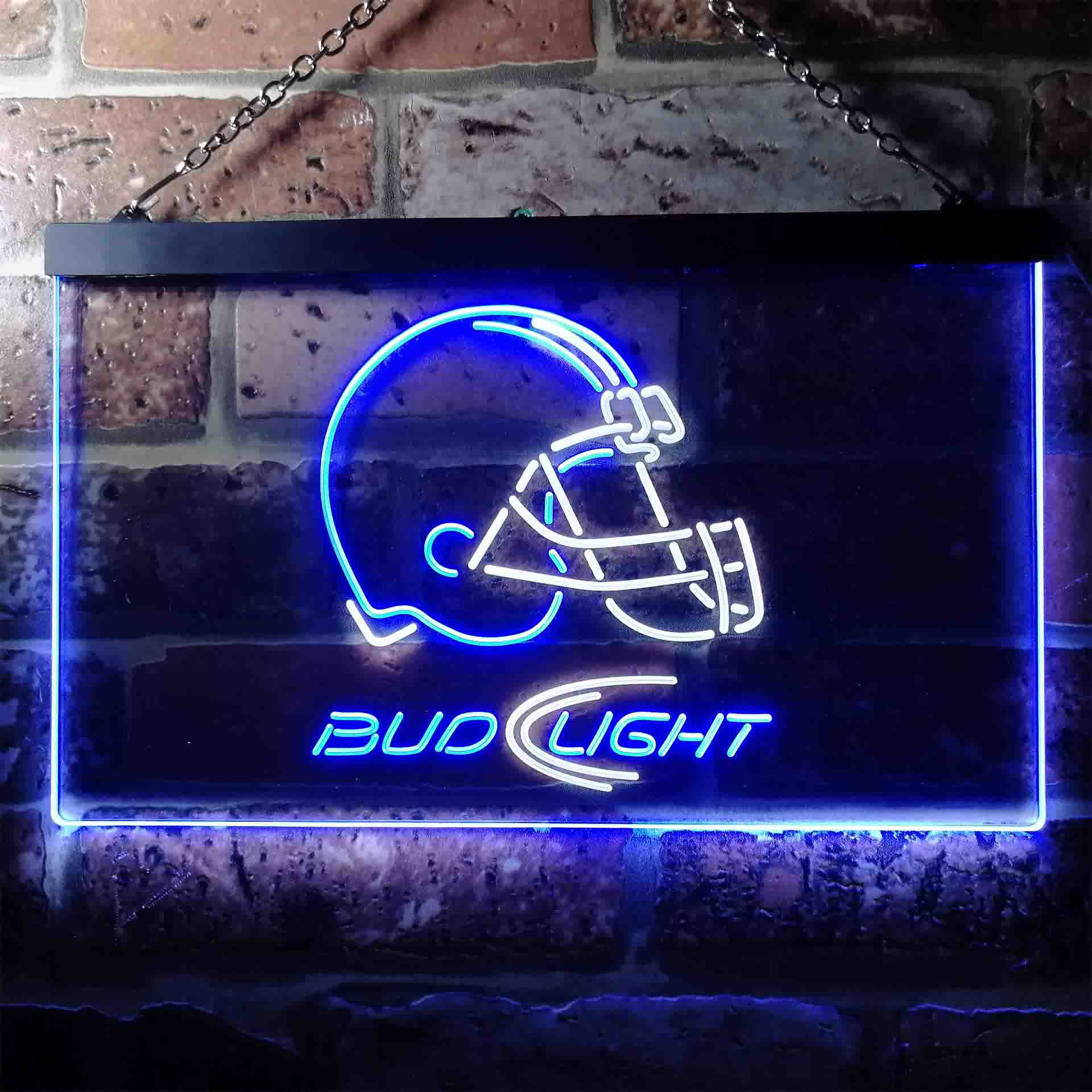 Cleveland Browns Bud Light Neon-Like Led Light Sign