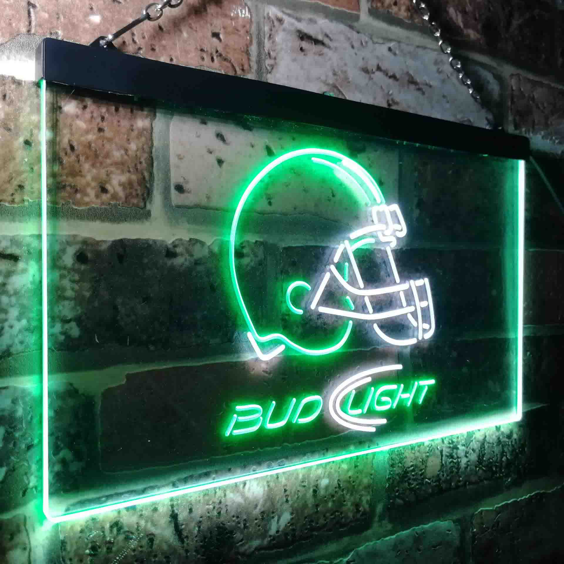 Cleveland Browns Bud Light Neon-Like Led Light Sign