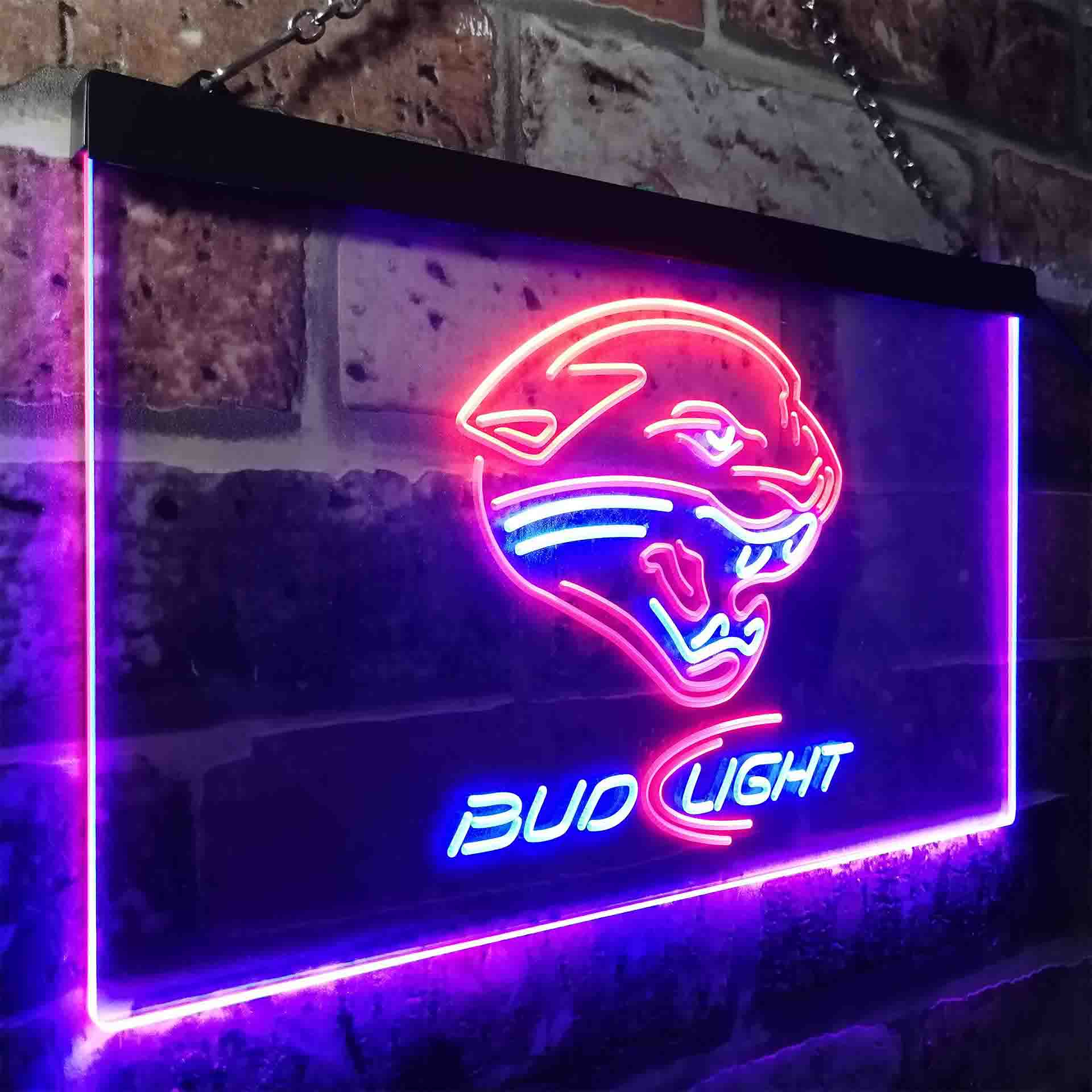 Jacksonville Jaguars Bud Light Neon-Like Led Light Sign