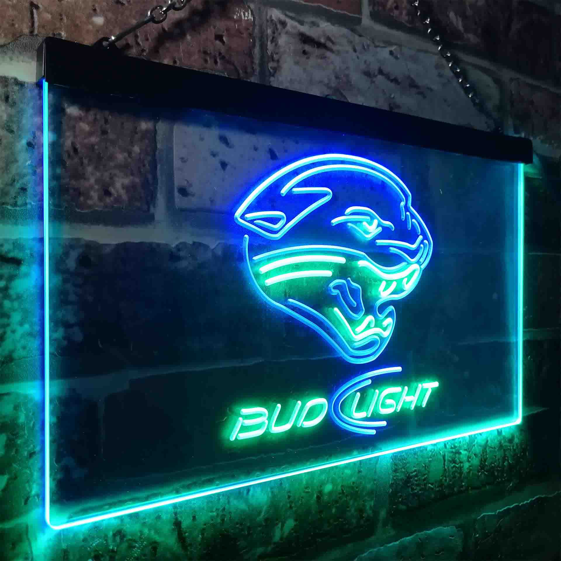 Jacksonville Jaguars Bud Light Neon-Like Led Light Sign