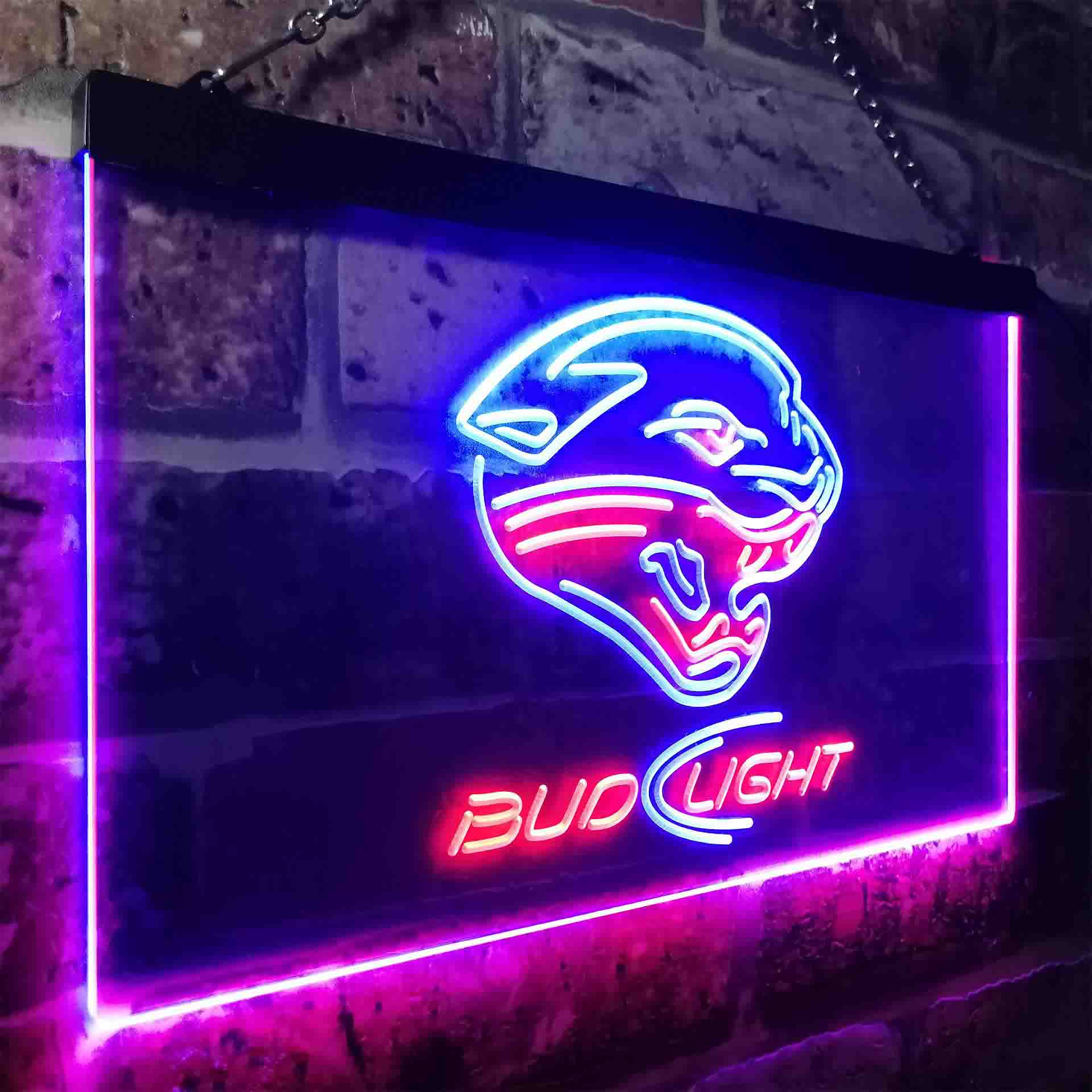 Jacksonville Jaguars Bud Light Neon-Like Led Light Sign