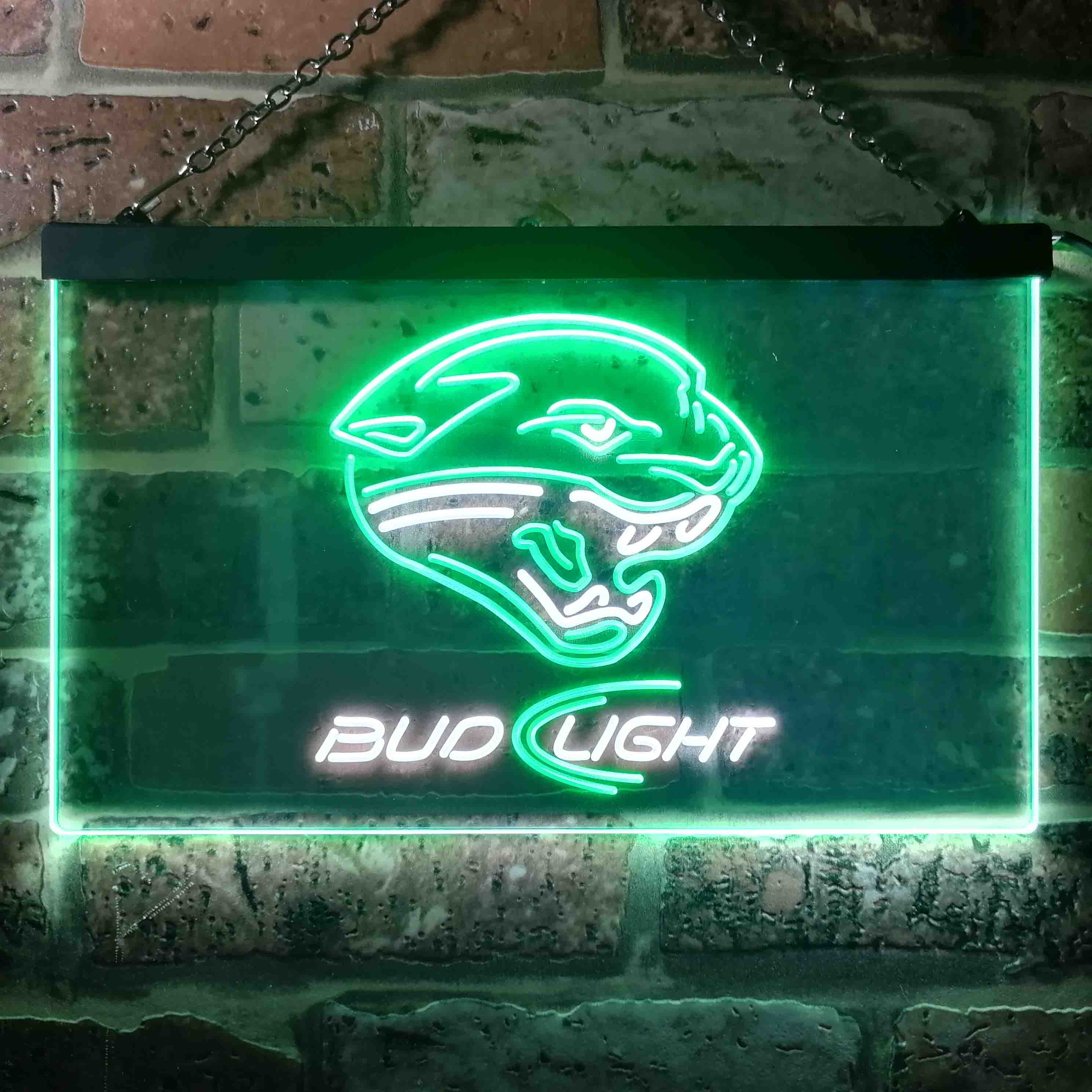 Jacksonville Jaguars Bud Light Neon-Like Led Light Sign